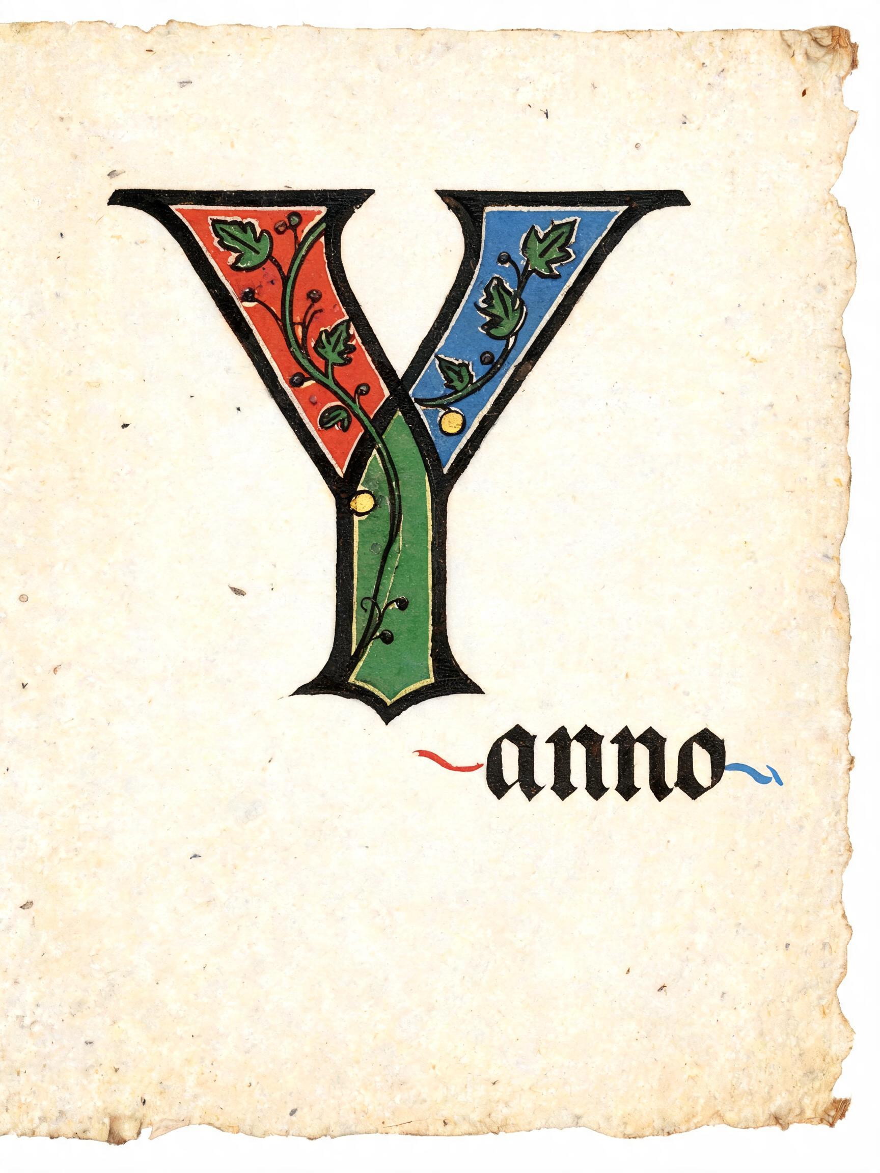 "Yanno" — Gothic Font | AI Text Effect Generator