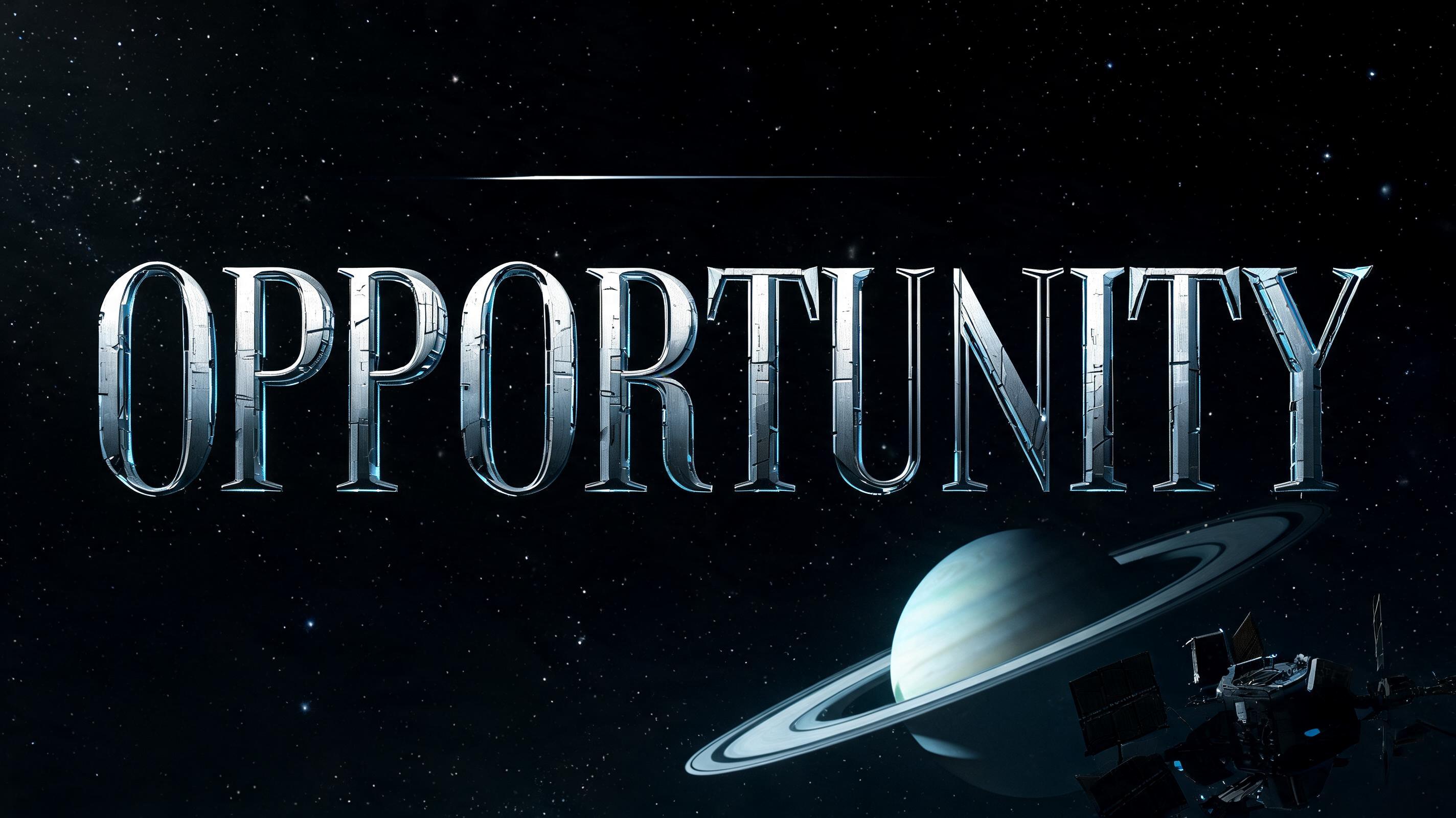 "Opportunity" — Cinematic Scifi | AI Text Effect Generator