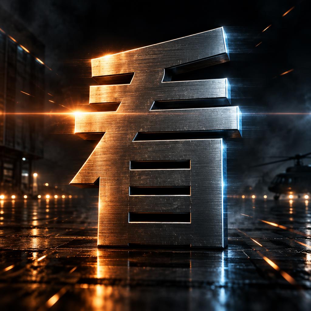 "看" — Cinematic Action | AI Text Effect Generator