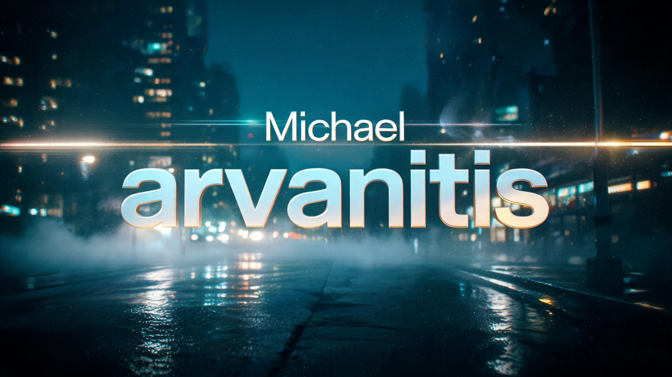"Michael arvanitis" — Cinematic | AI Text Effect Generator