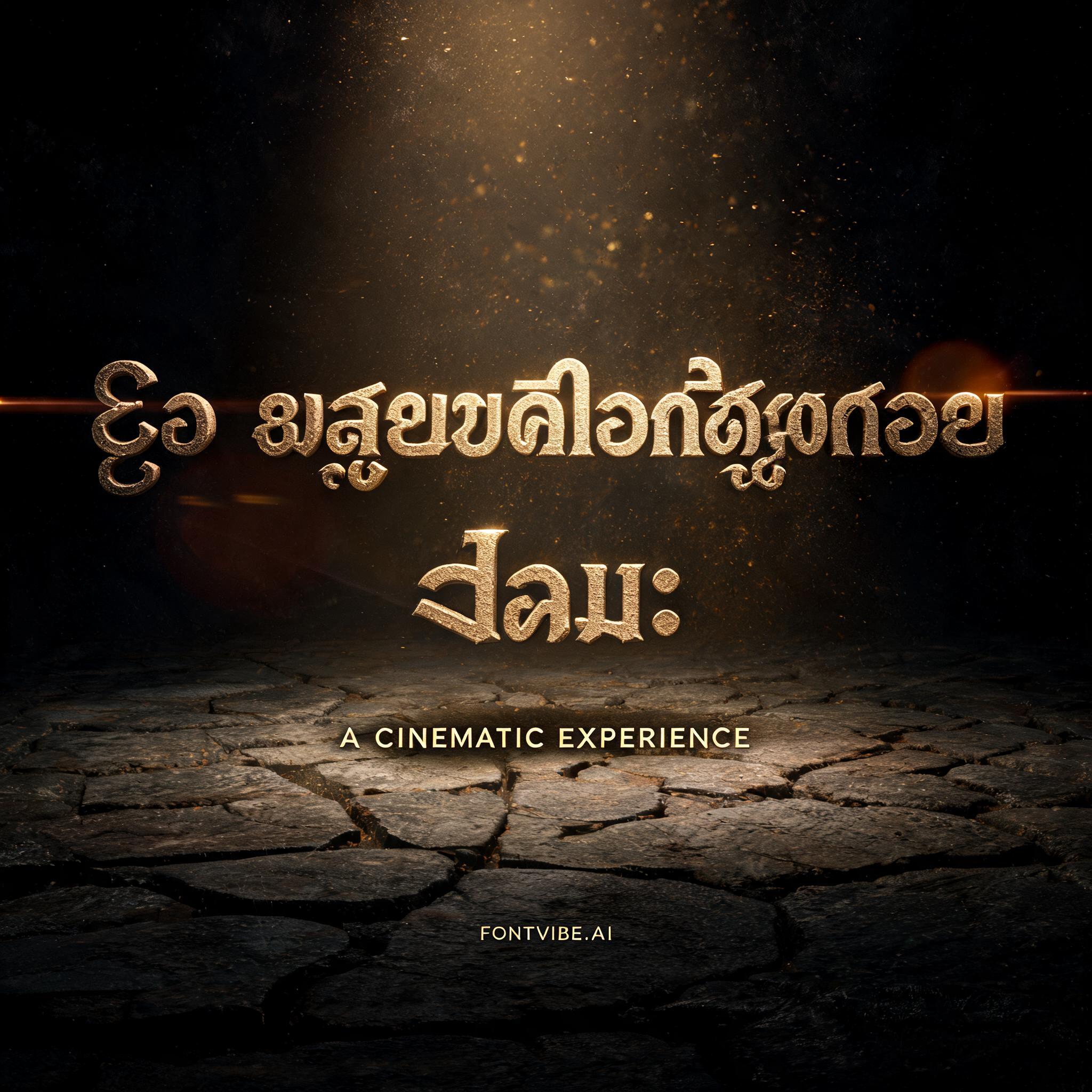 "ఓం అక్షయలింగేశ్వరయ నమః" — Cinematic | AI Text Effect Generator