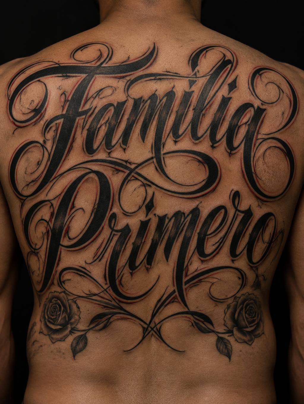 "Familia Primero" — Chicano | AI Text Effect Generator