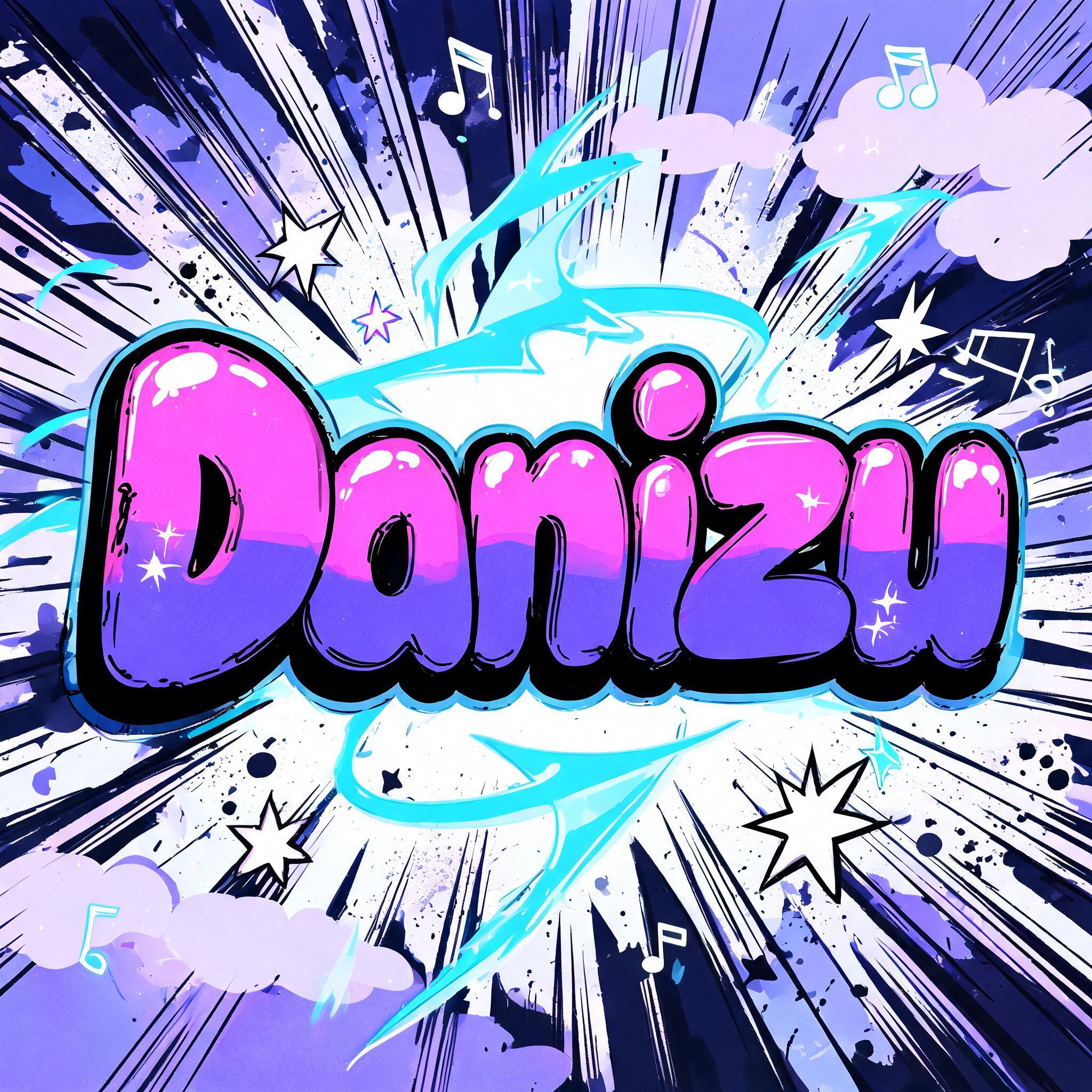 "Danizu" — Anime | AI Text Effect Generator