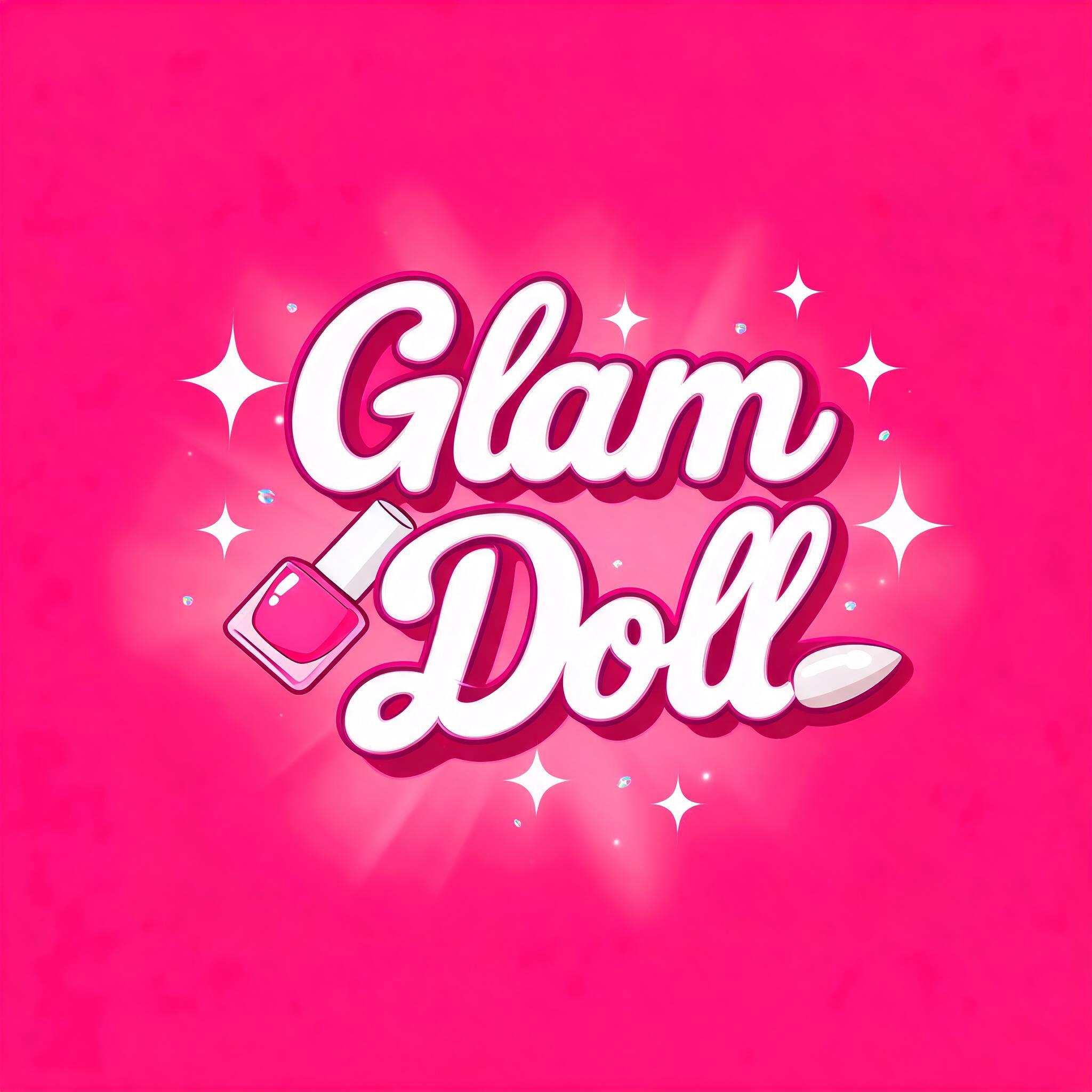 "Glam Doll" — Barbie | AI Text Effect Generator