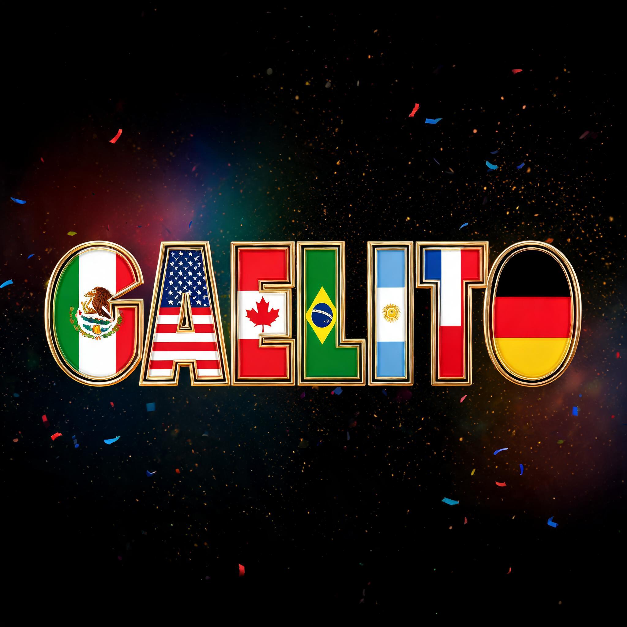 "GAELITO" — Sports Football | AI Text Effect Generator