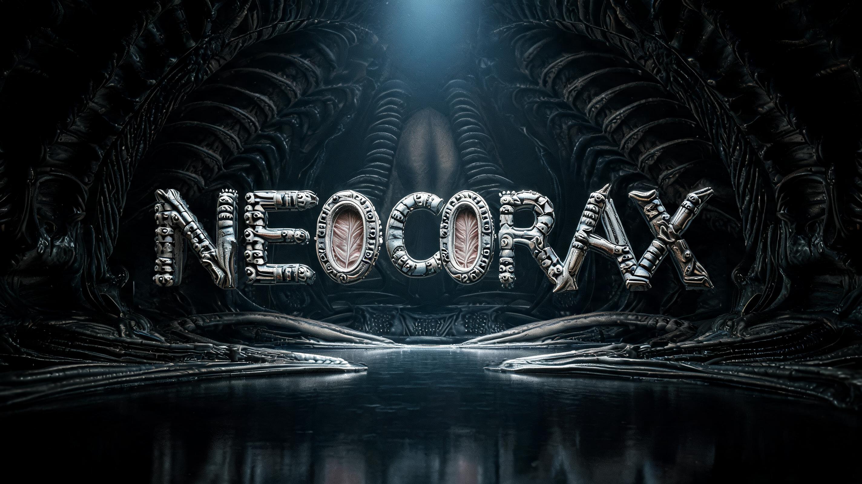"neocorax" —  | AI Text Effect Generator