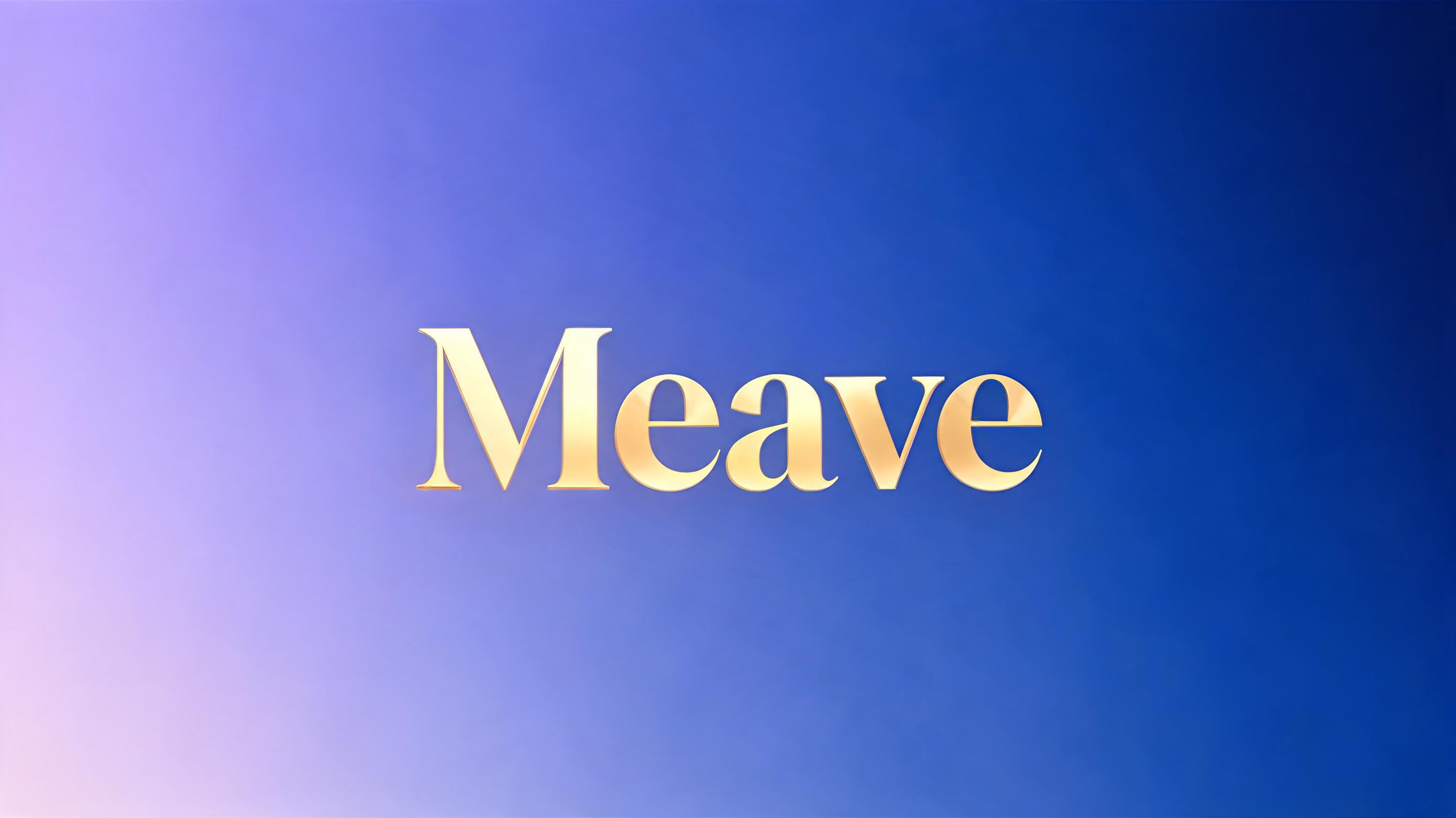 "Meave" — Gothic text effect