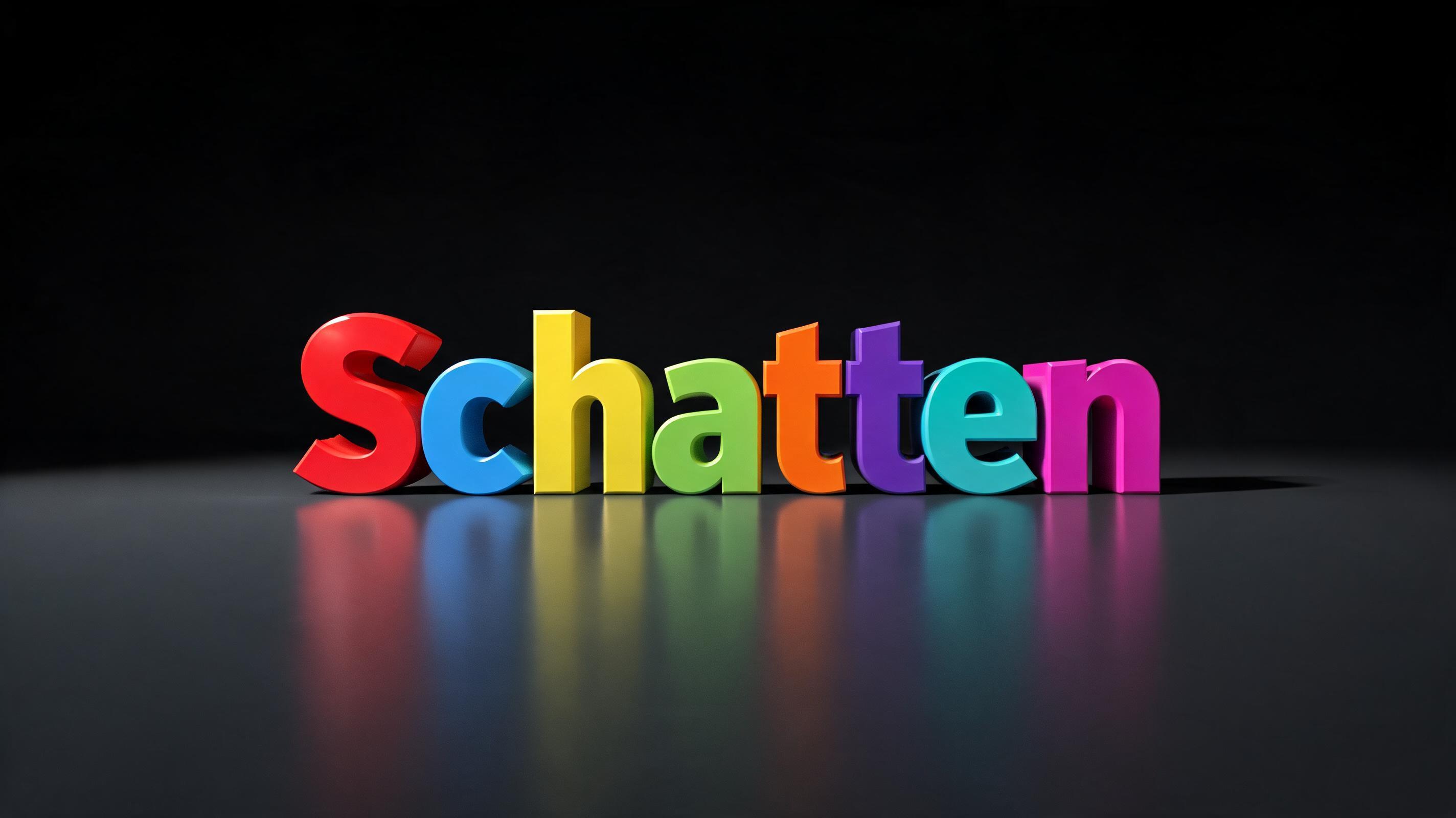 "Schatten" — 3d Bold | AI Text Effect Generator