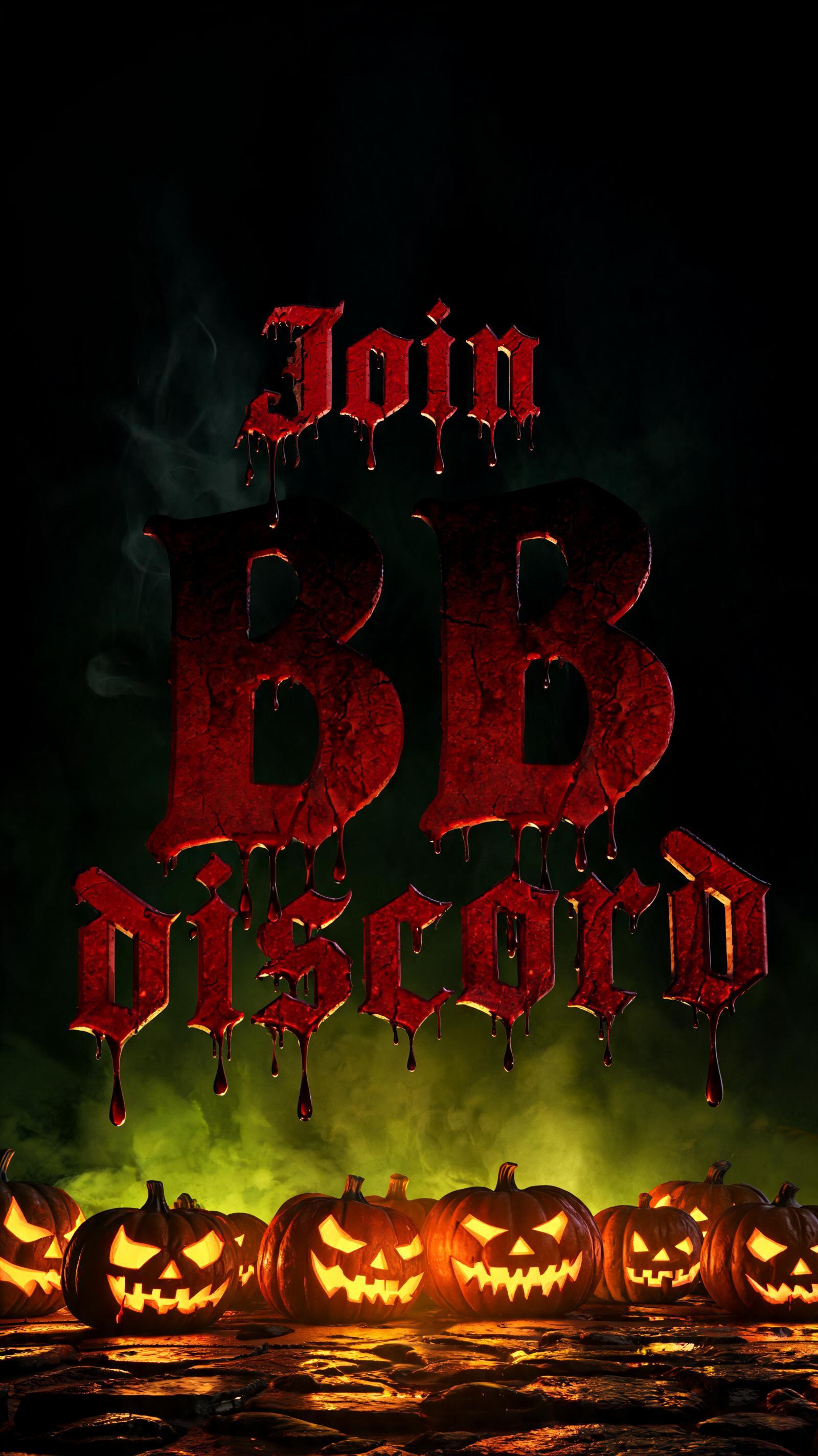 "Join BB discord" — Horror | AI Text Effect Generator