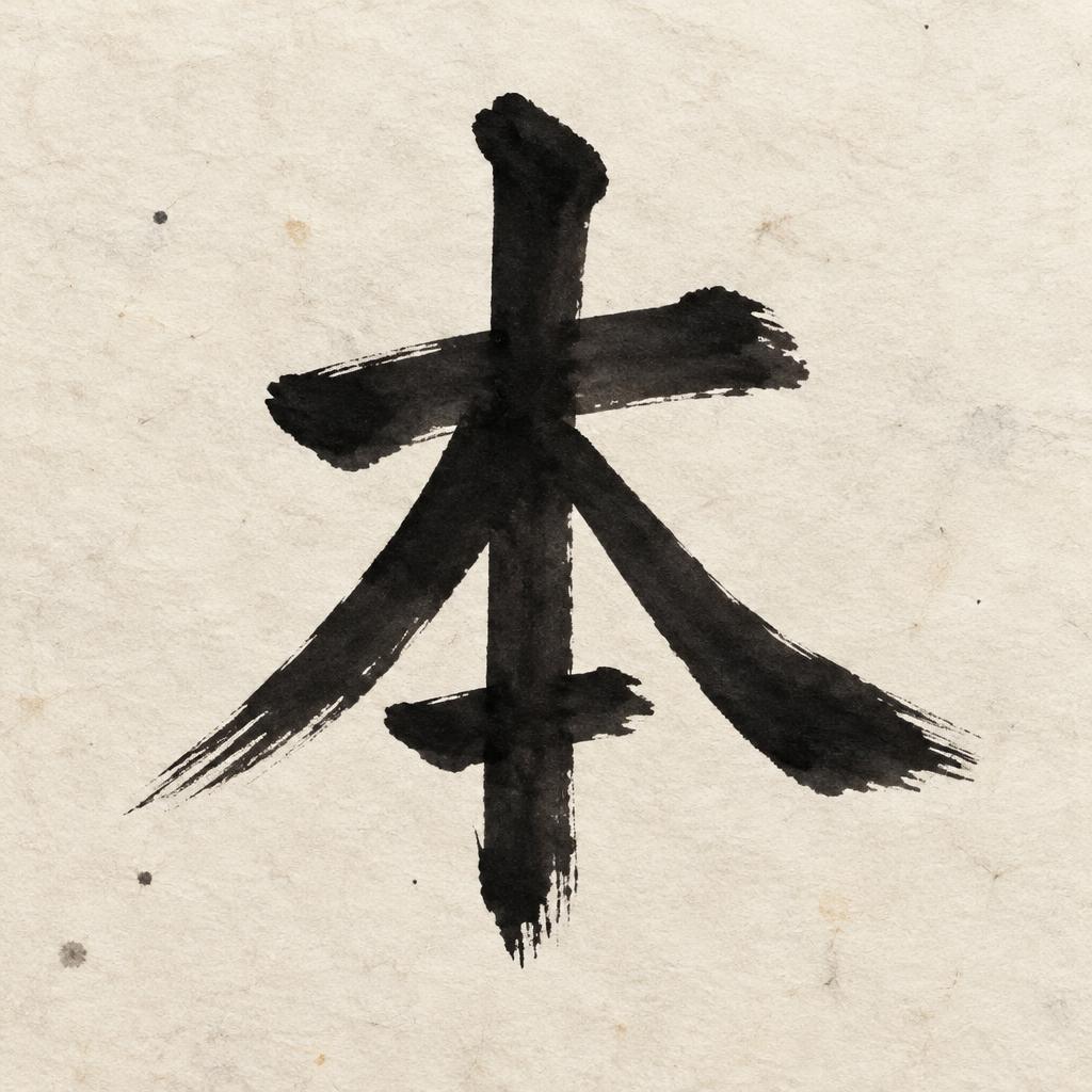 "本" — Brush Chinese Ink | AI Text Effect Generator
