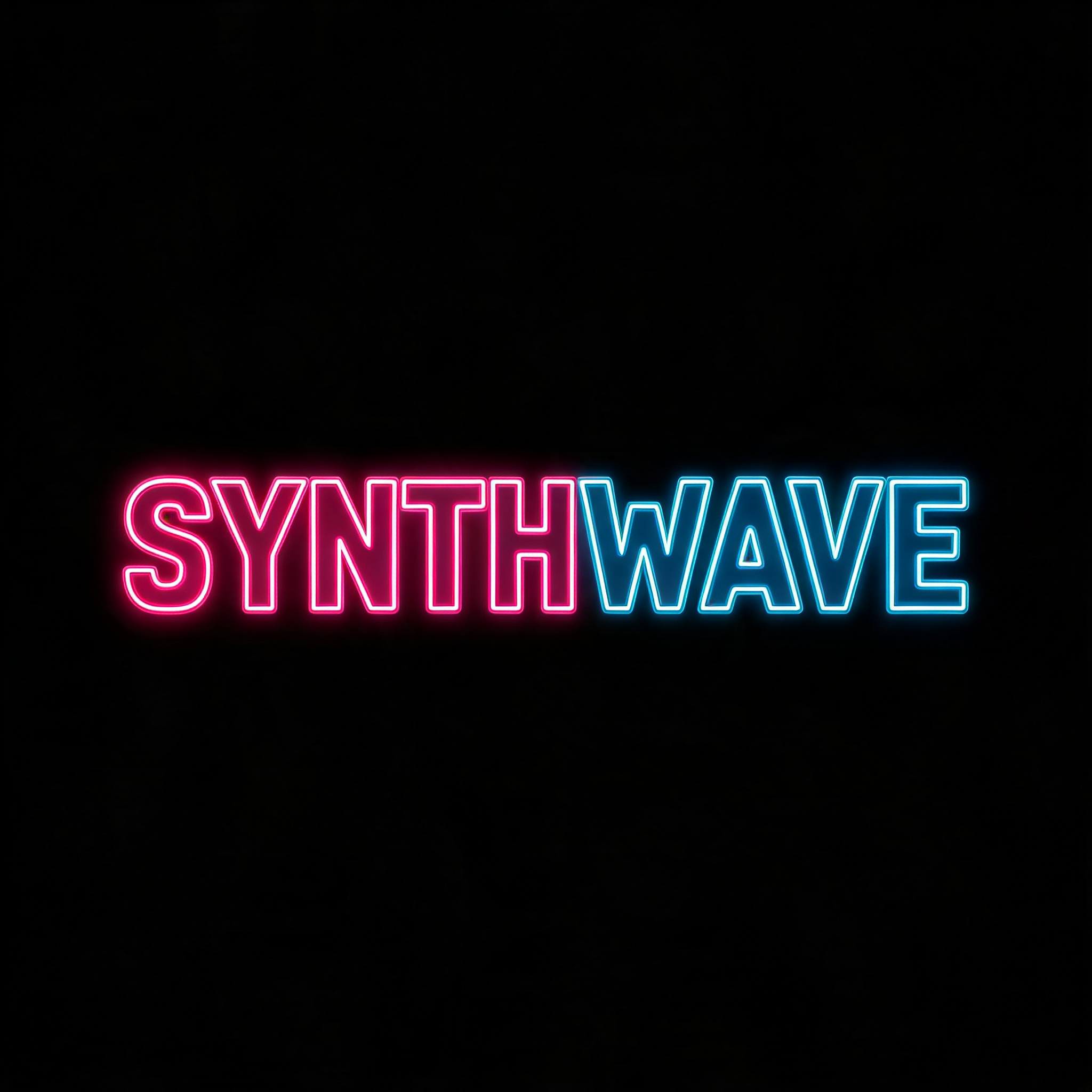 "SYNTHWAVE" — 3d Bold Neon | AI Text Effect Generator