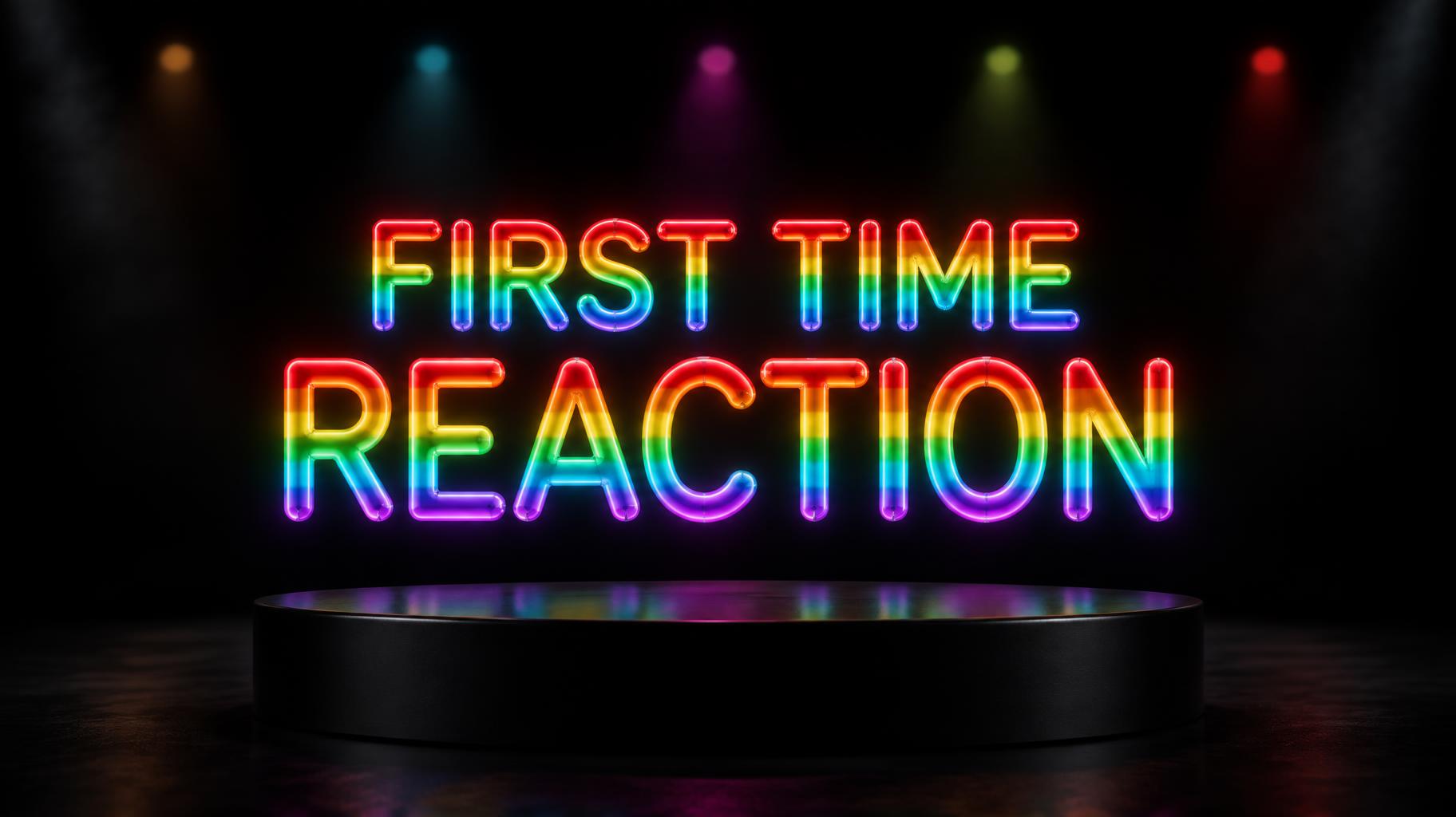 "FIRST TIME REACTION" —  | AI Text Effect Generator