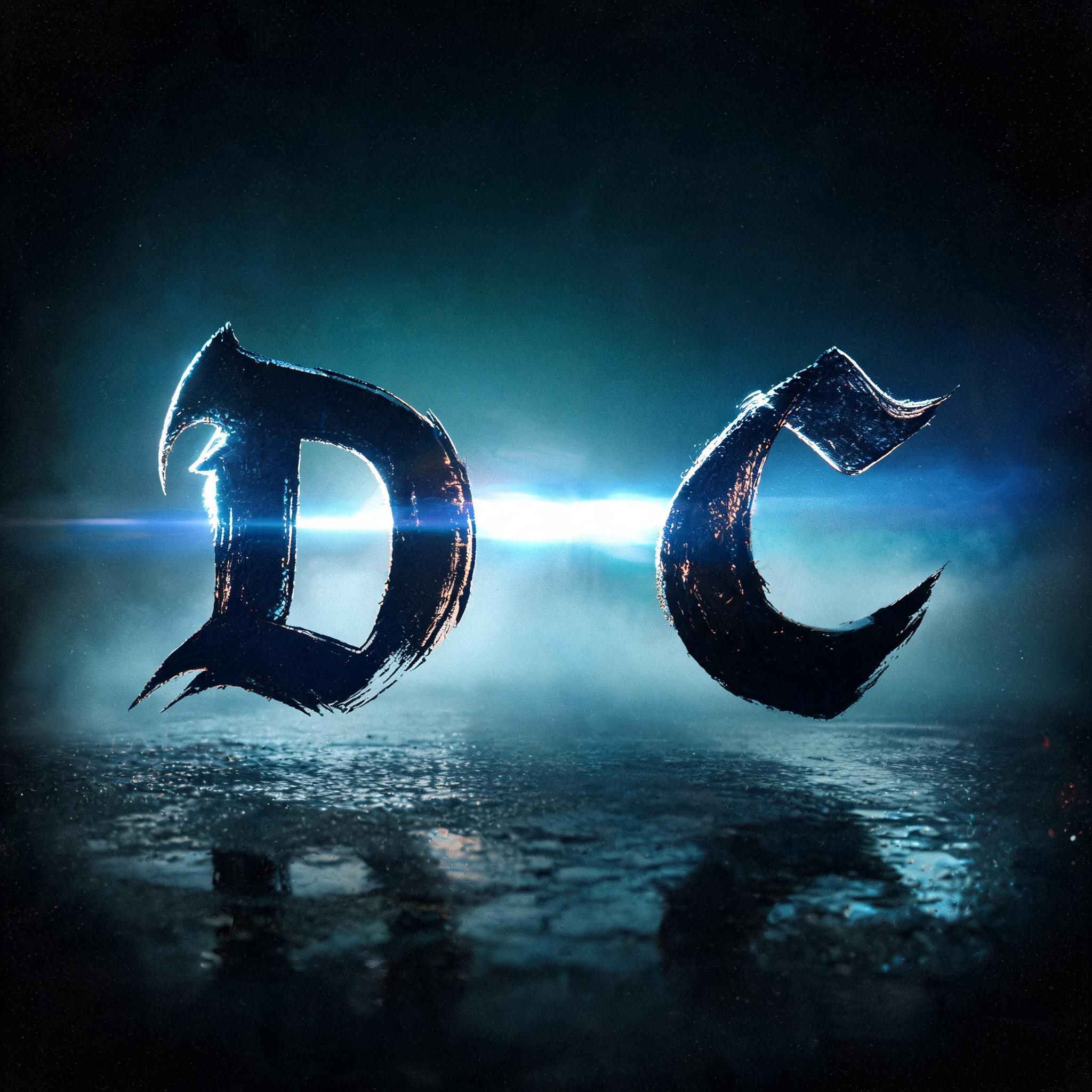 "D c" — Cinematic | AI Text Effect Generator