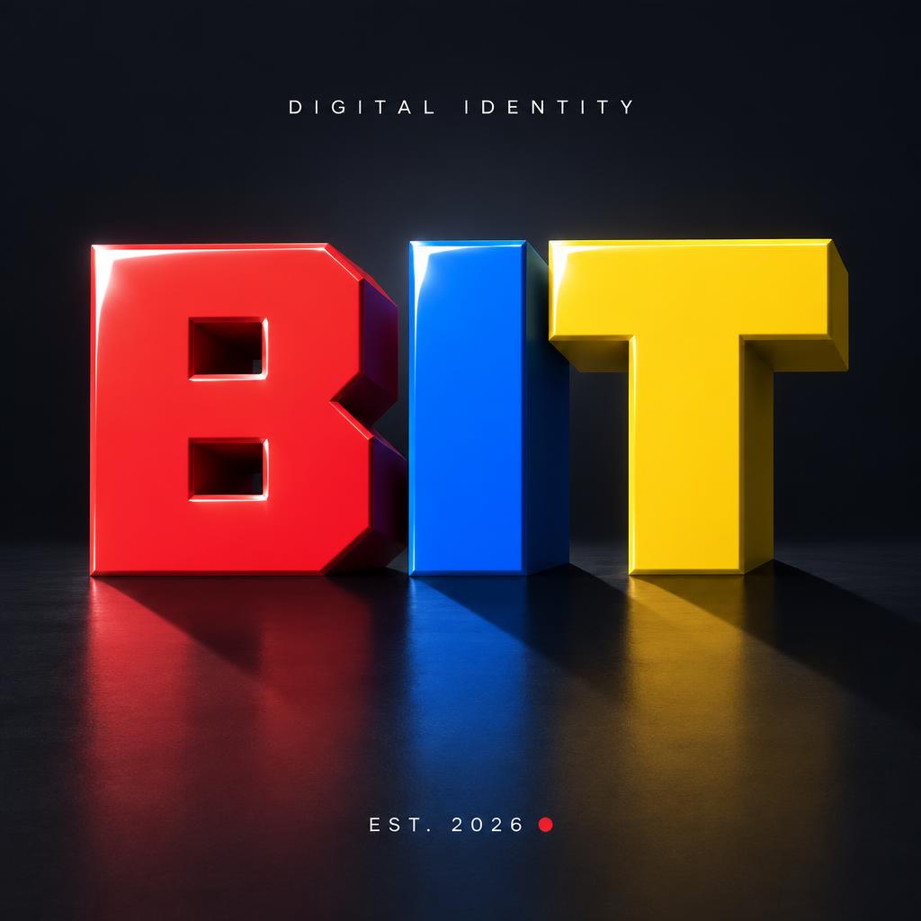 "BIT
DIGITAL IDENTITY
EST. 2026" — 3d Bold | AI Text Effect Generator