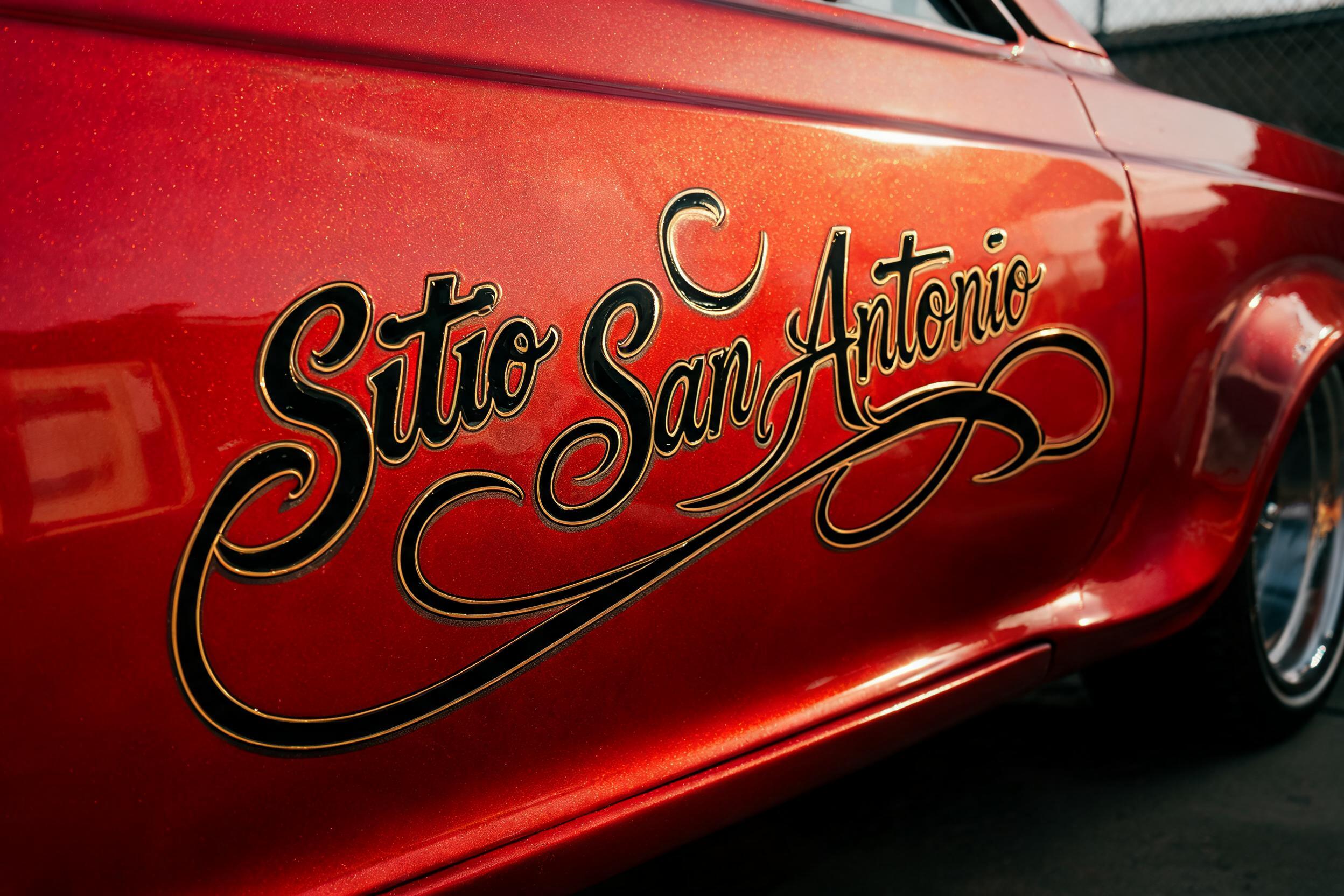 "Sitio San Antonio" — Chicano | AI Text Effect Generator