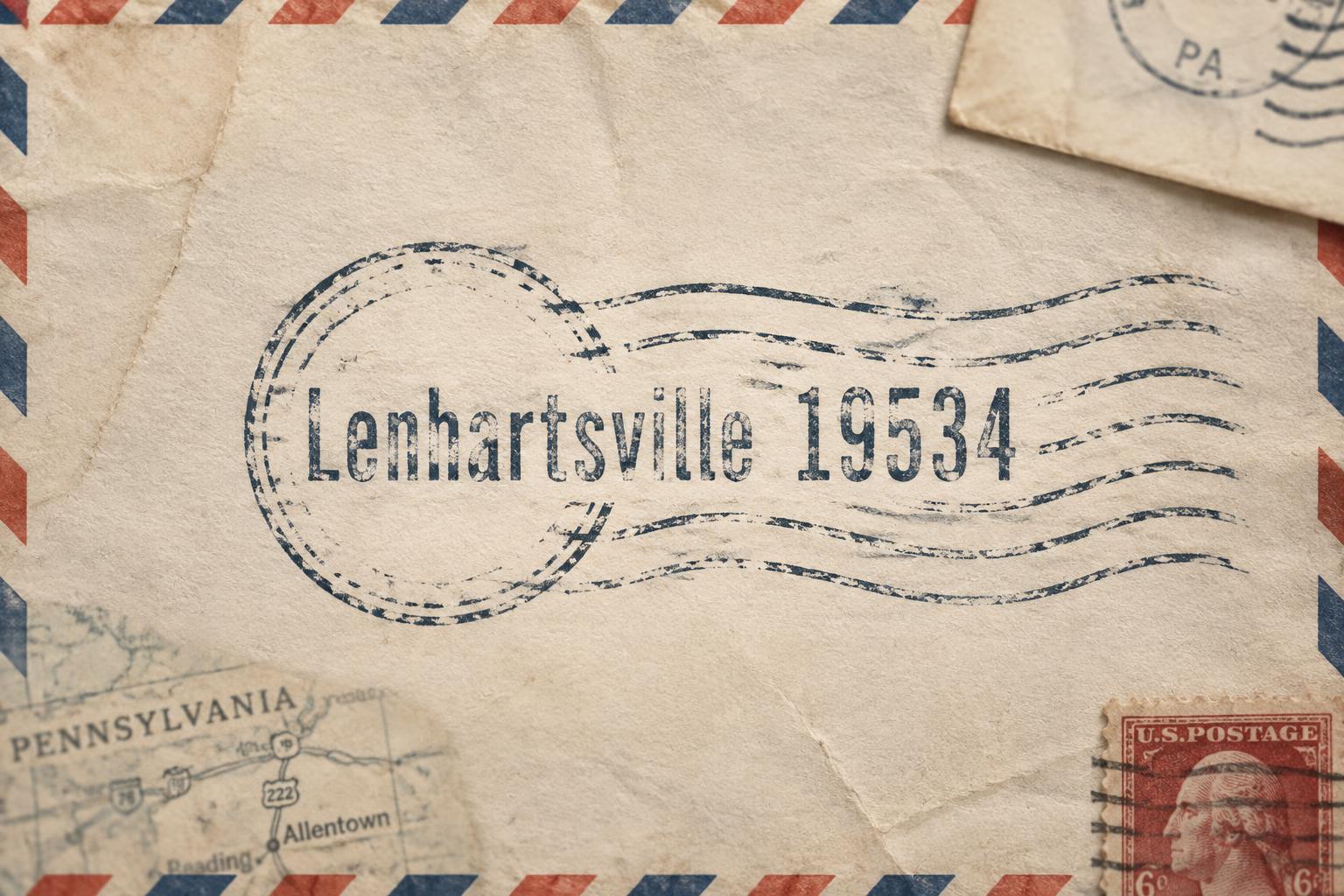"Lenhartsville 19534" —  | AI Text Effect Generator