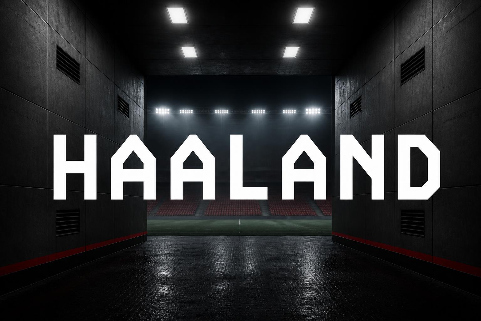 "HAALAND" —  | AI Text Effect Generator