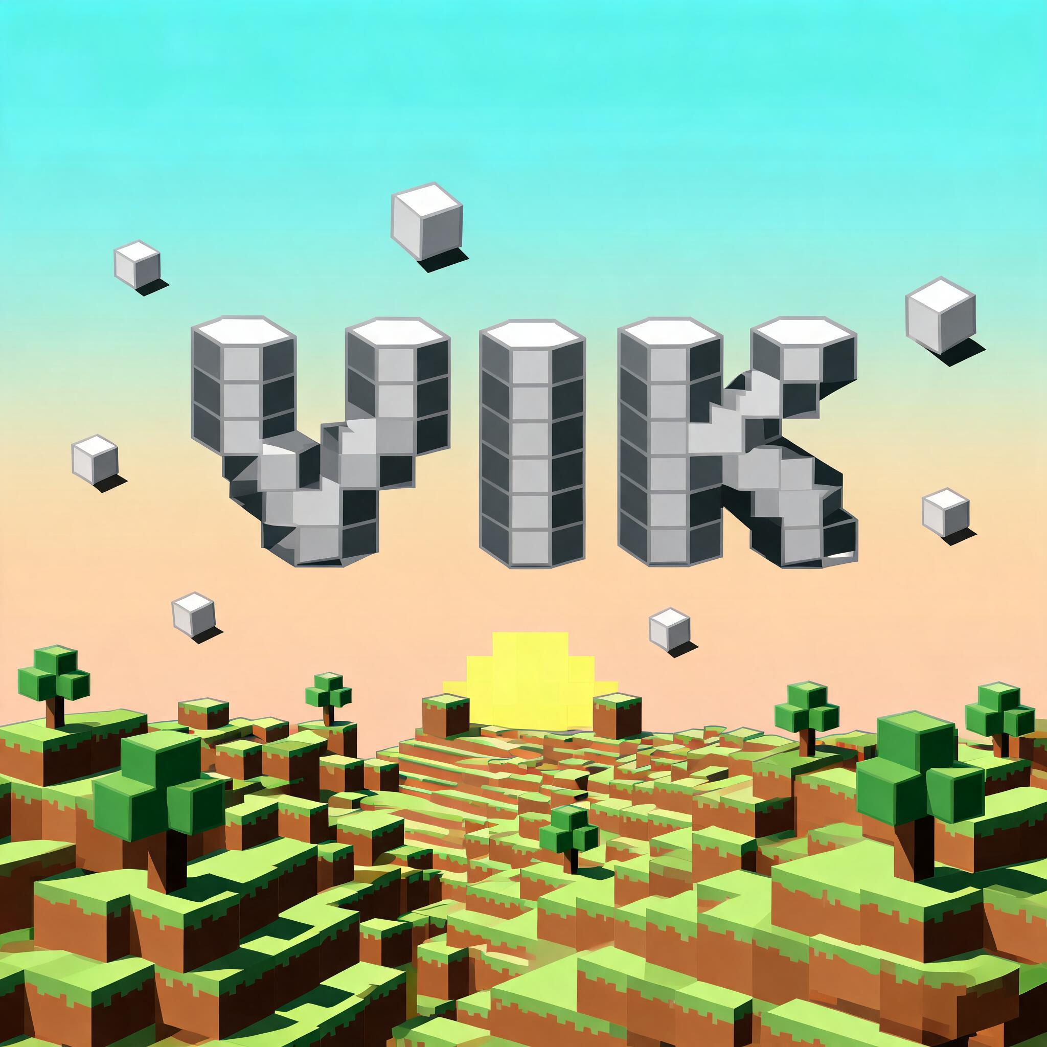 "VIK" —  | AI Text Effect Generator