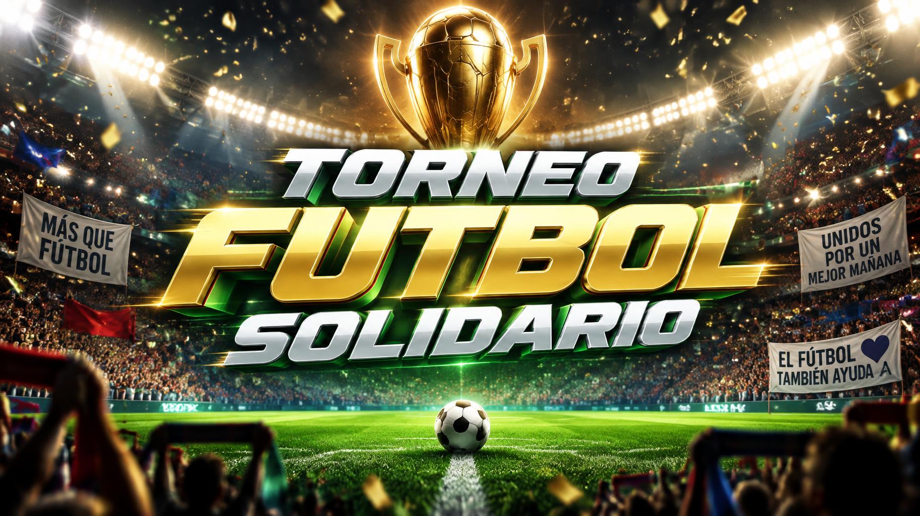 "TORNEO FUTBOL SOLIDARIO" — Sports Football | AI Text Effect Generator