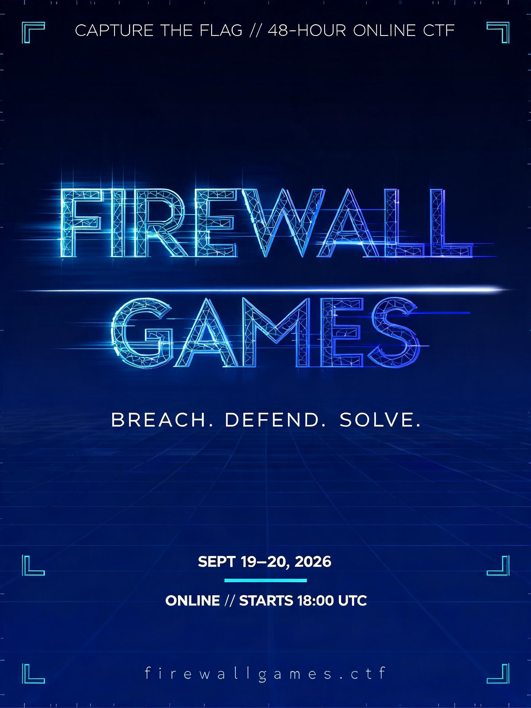 "I need cyber lettering for my CTF event Firewall Games" — Futuristic | AI Text Effect Generator