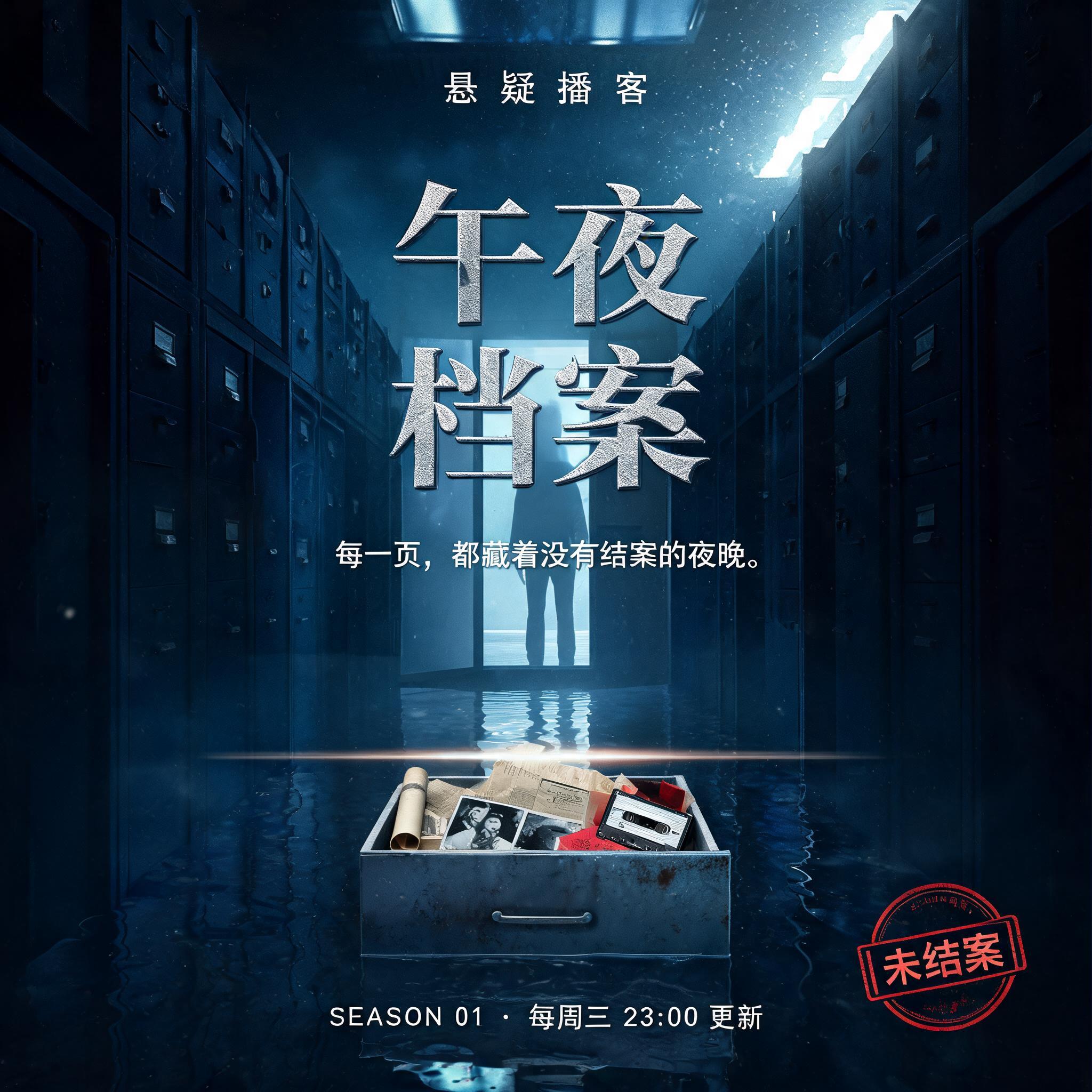 午夜
档案
悬疑播客
每一页，都藏着没有结案的夜晚。
SEASON 01  ·  每周三 23:00 更新
未结案