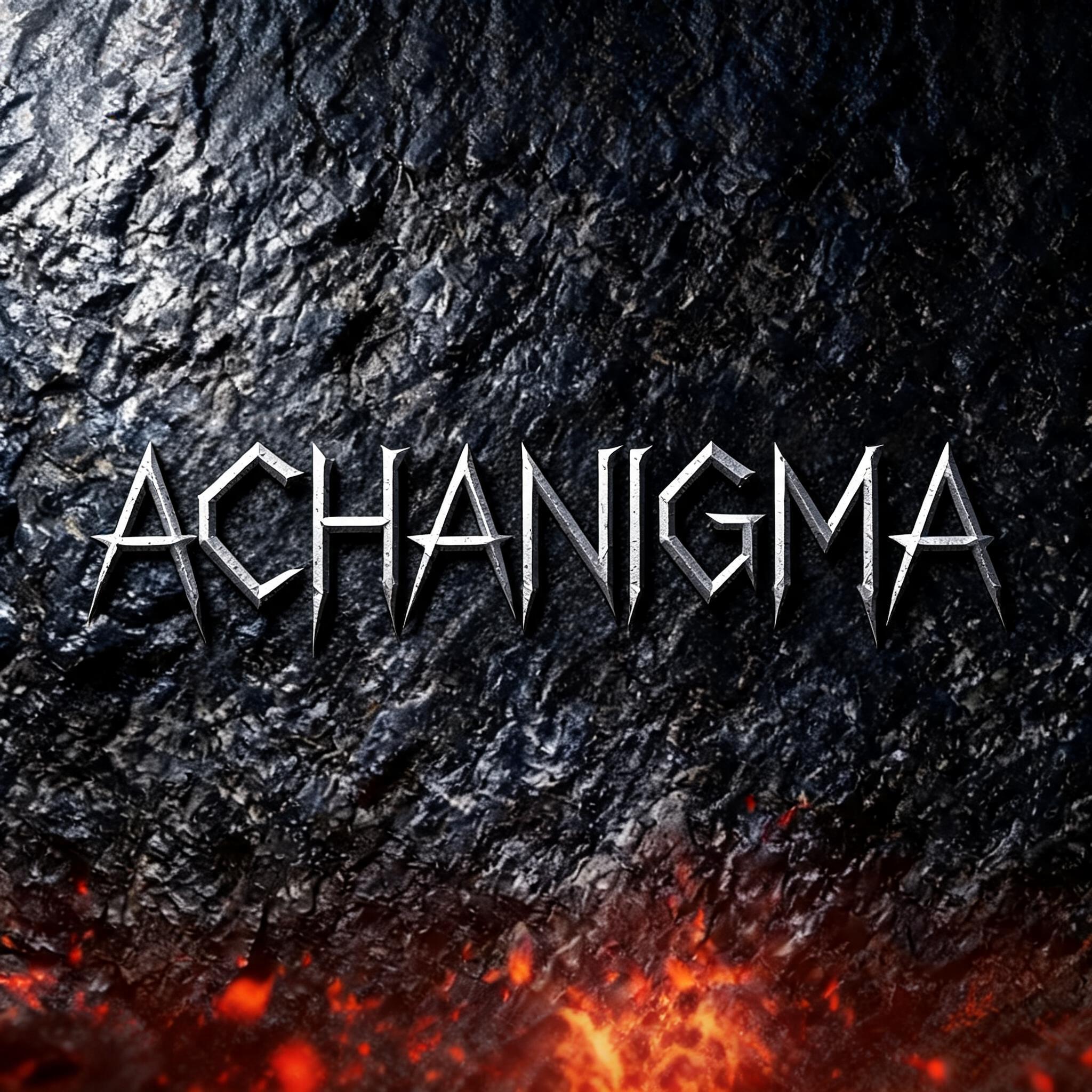 "ACHANIGMA" —  | AI Text Effect Generator