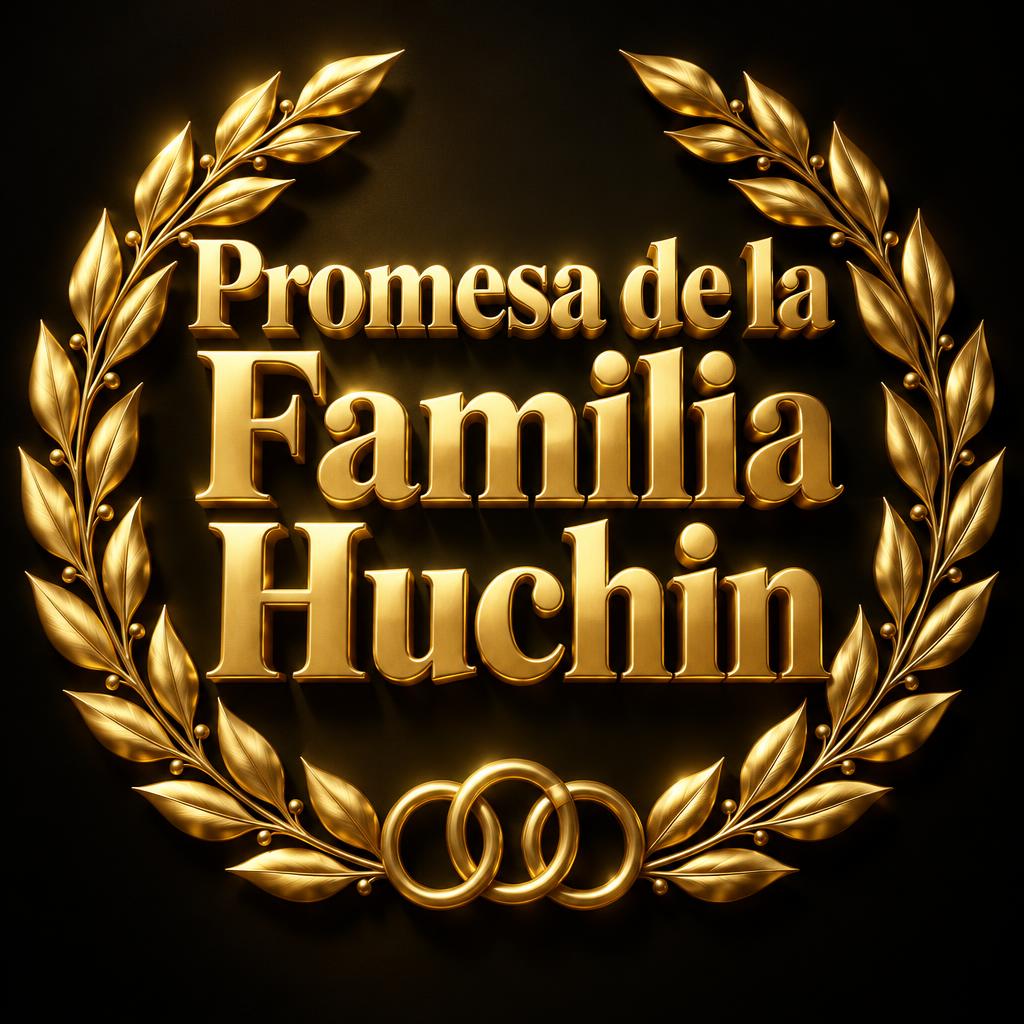 "Promesa de la Familia Huchin" — 3d Bold Gold | AI Text Effect Generator