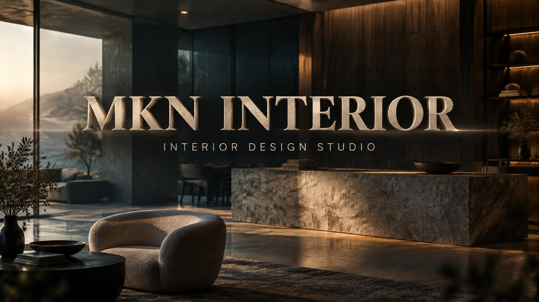 "MKN INTERIOR
INTERIOR DESIGN STUDIO" — Cinematic Netflix | AI Text Effect Generator