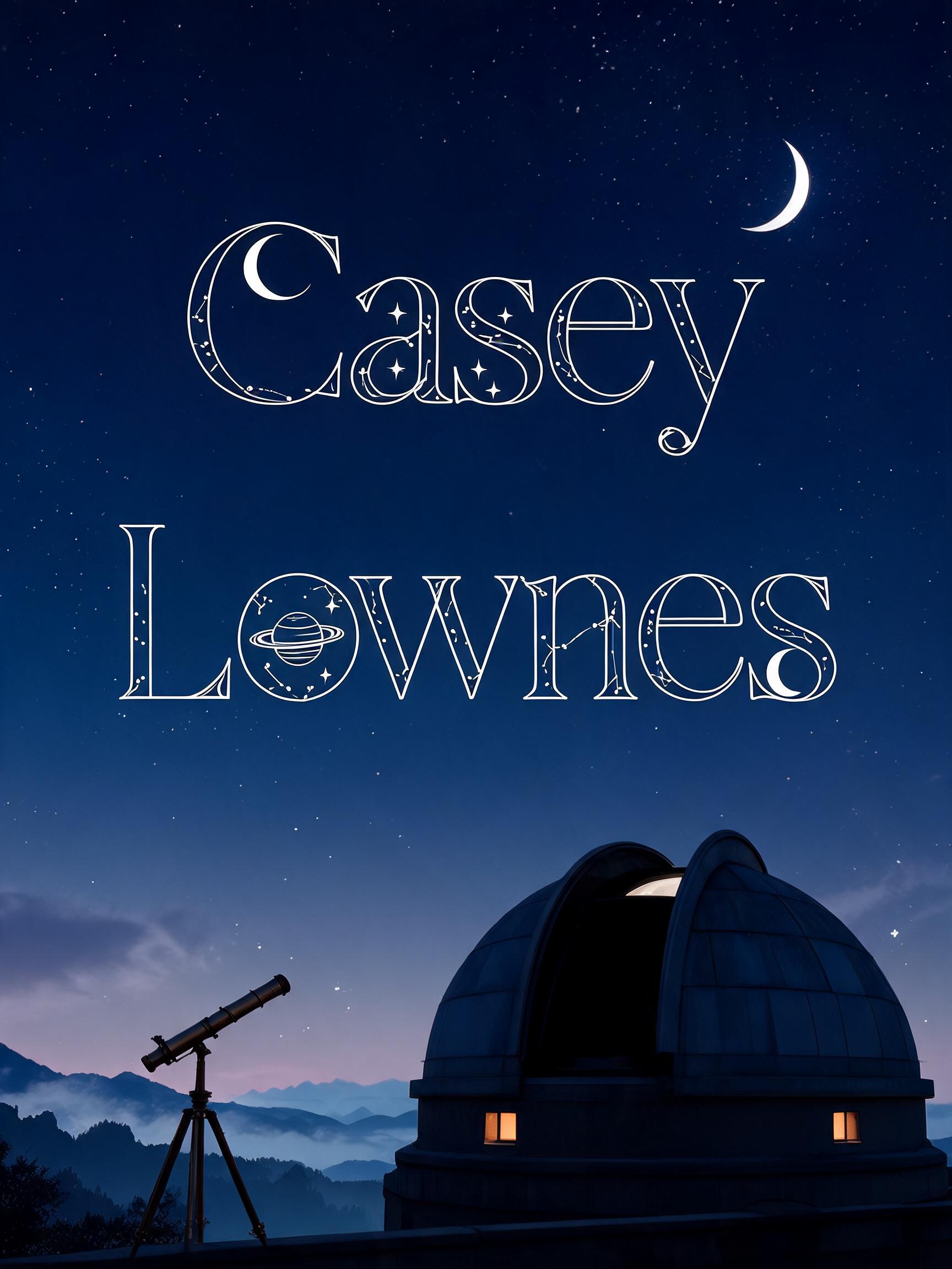"Casey Lownes" —  | AI Text Effect Generator
