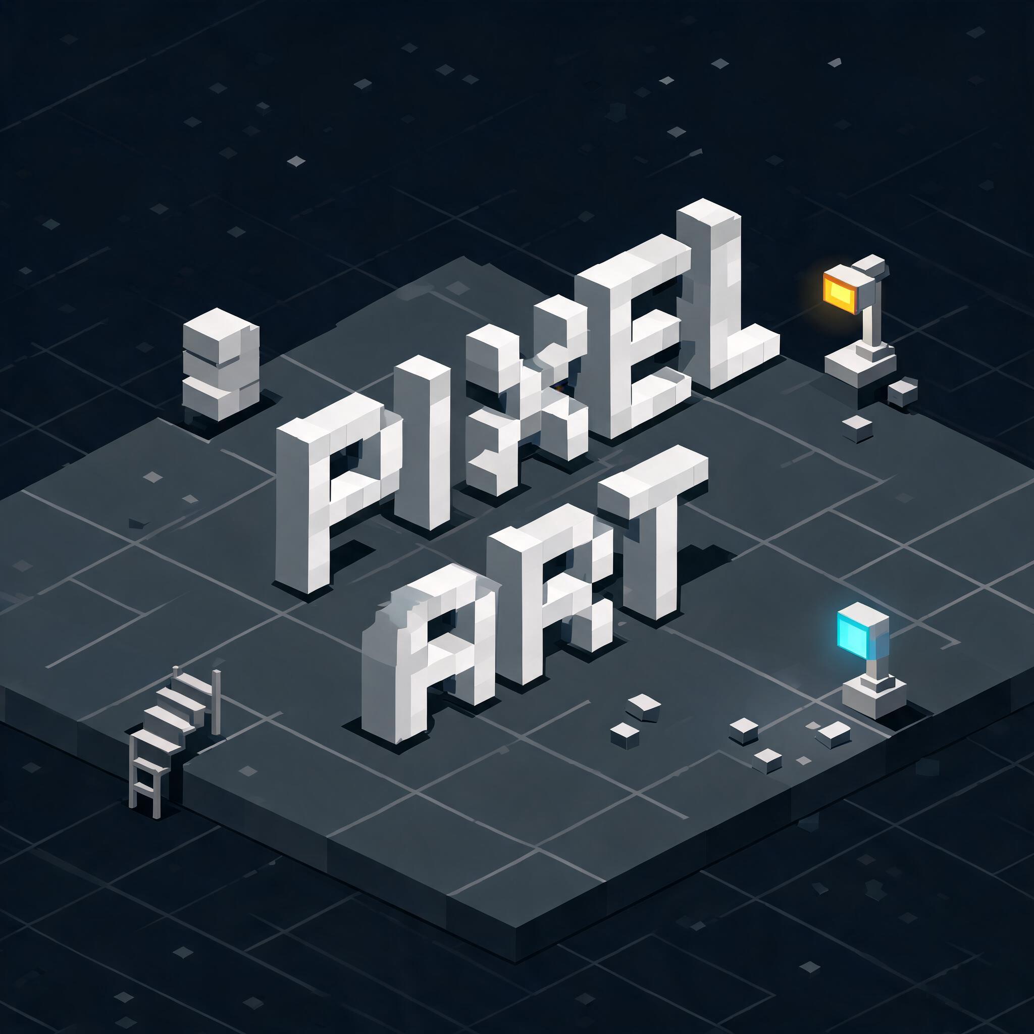 "PIXEL ART" —  | AI Text Effect Generator