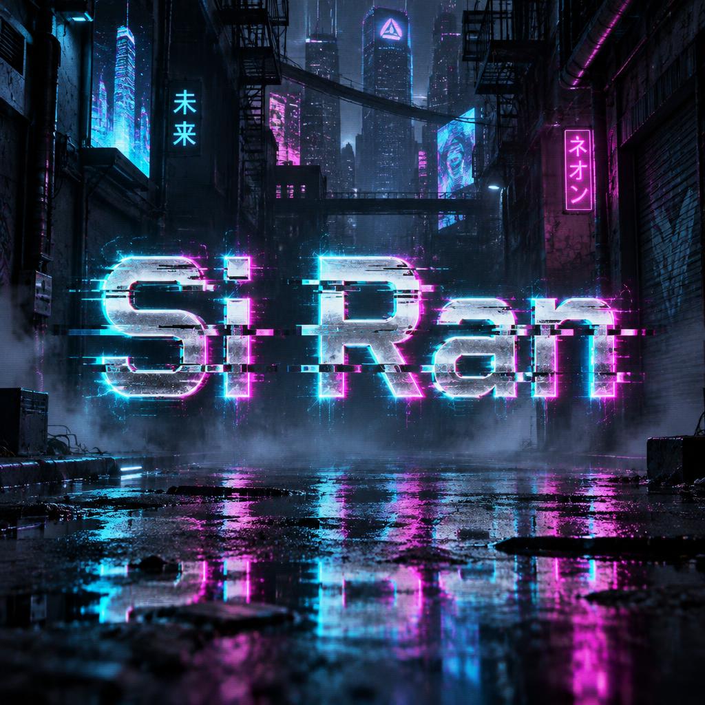 "Si Ran" — Cyberpunk | AI Text Effect Generator