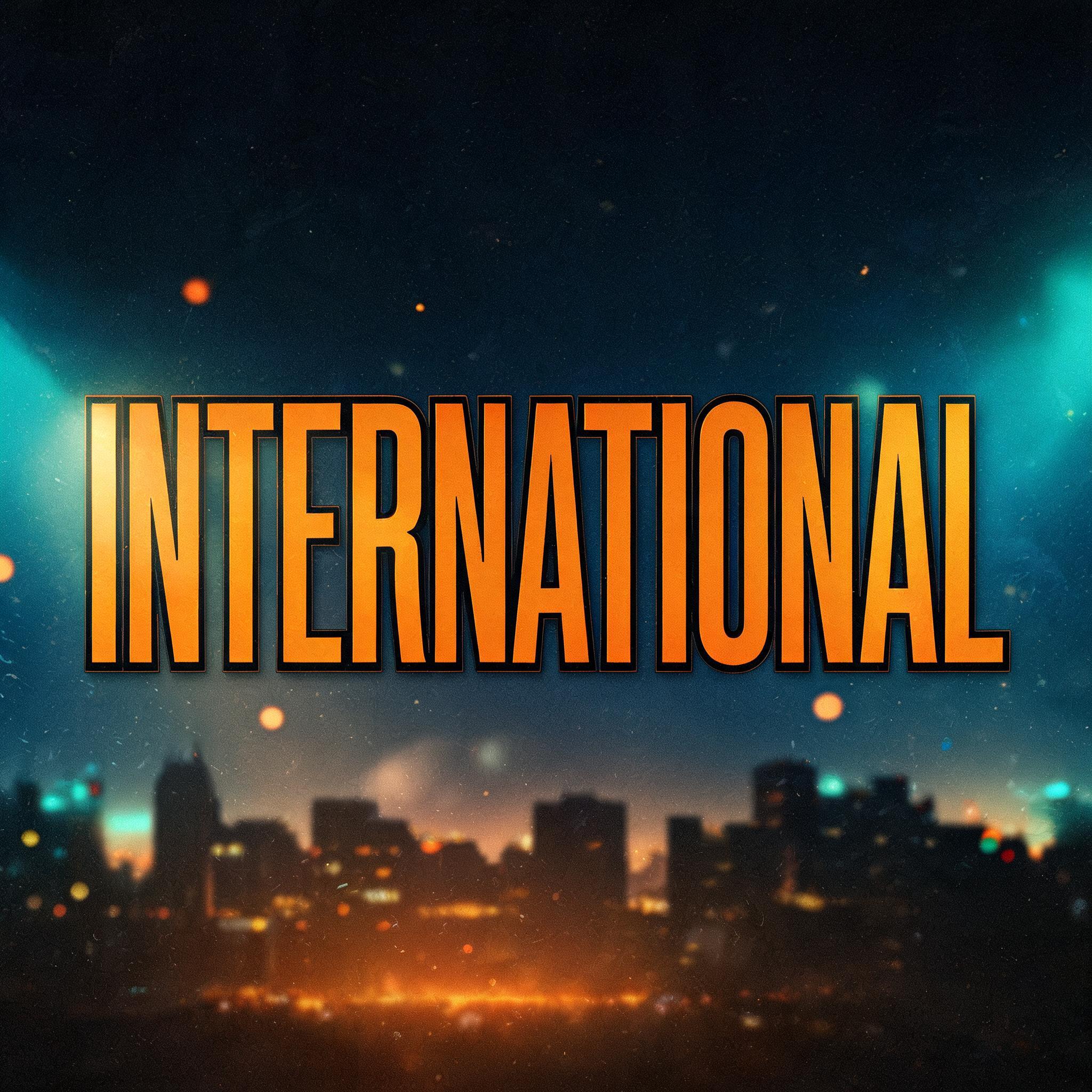 "INTERNATIONAL" — Cinematic Youtube Creator | AI Text Effect Generator