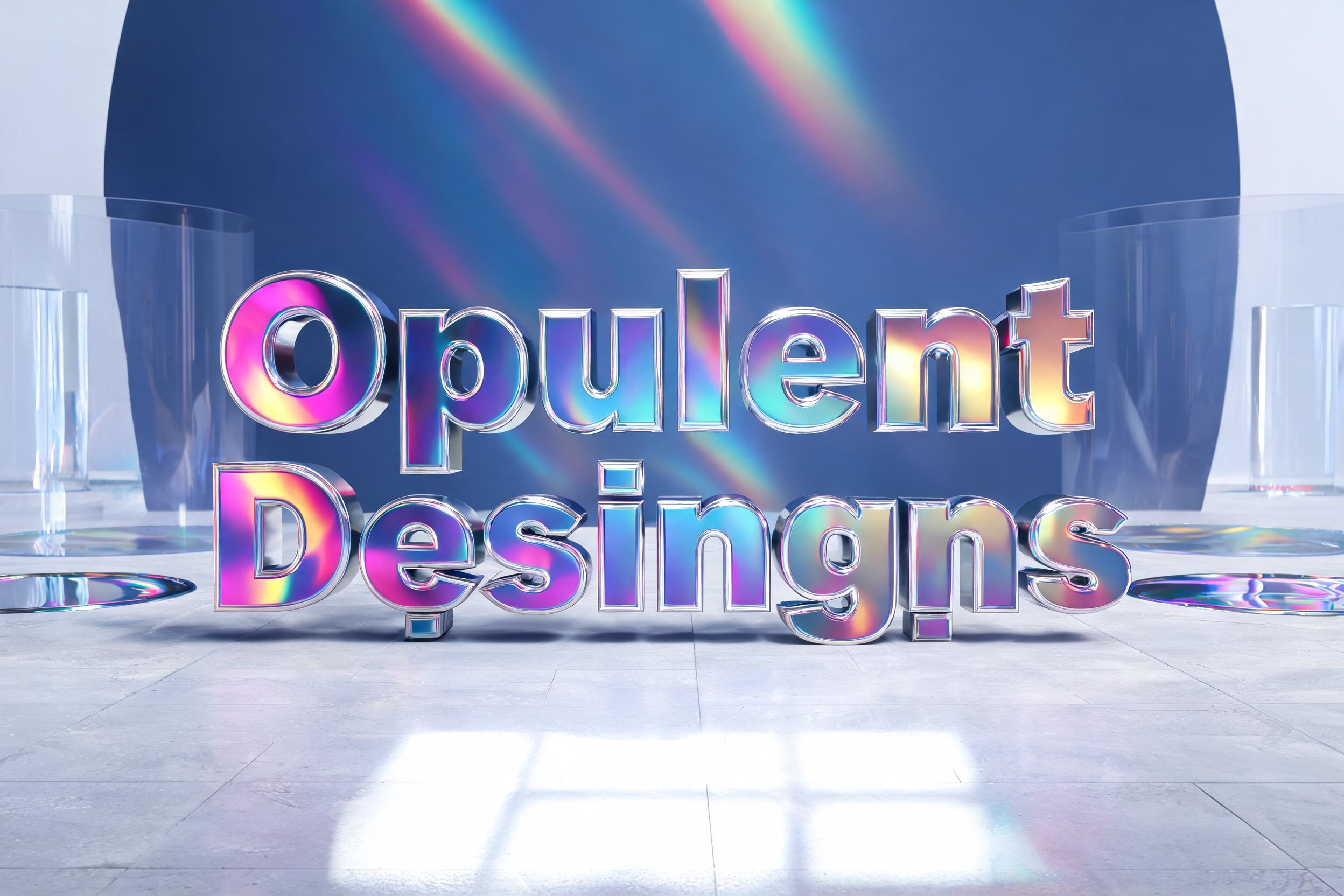 "Opulent Desingns" —  | AI Text Effect Generator