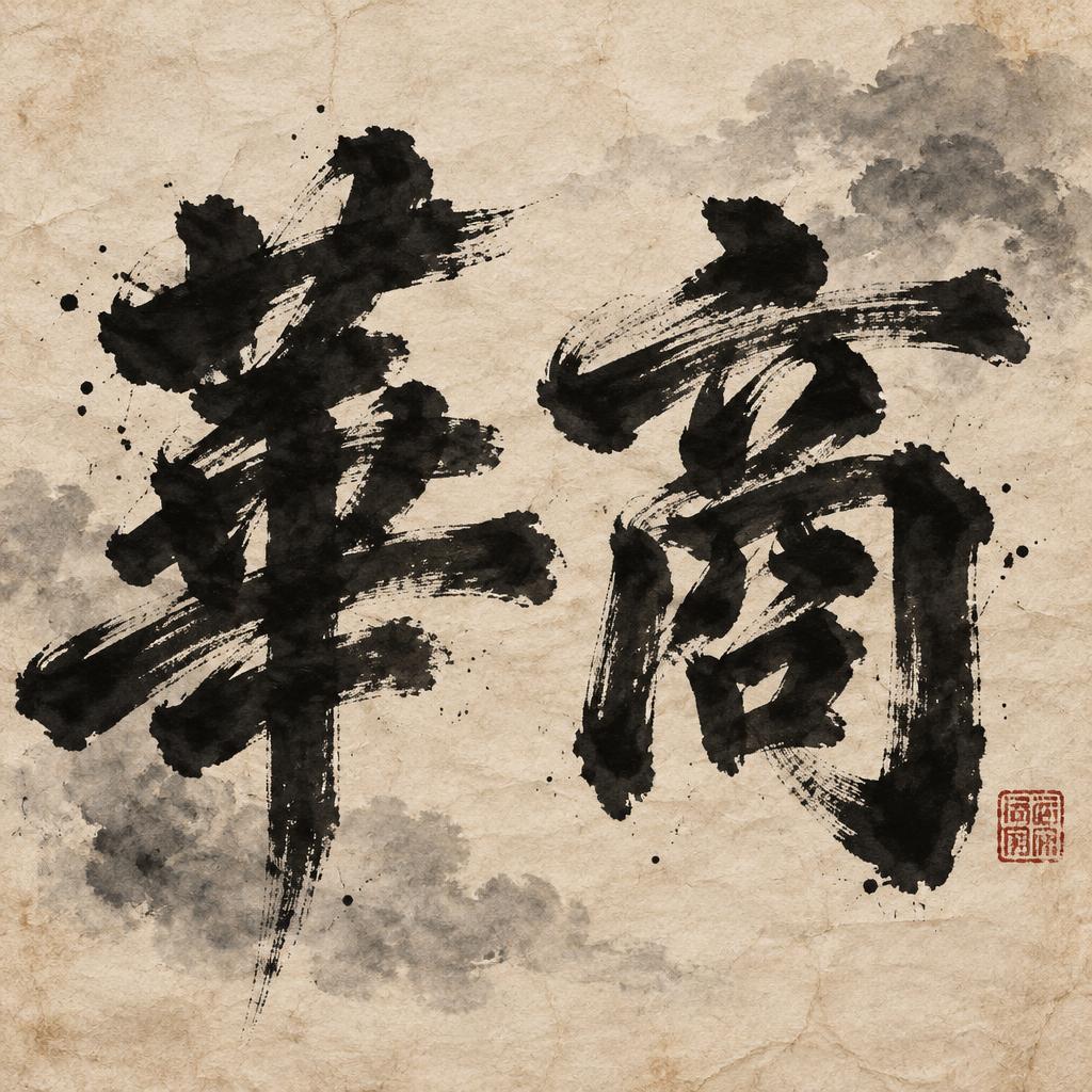 "華商" — Brush Chinese Ink | AI Text Effect Generator