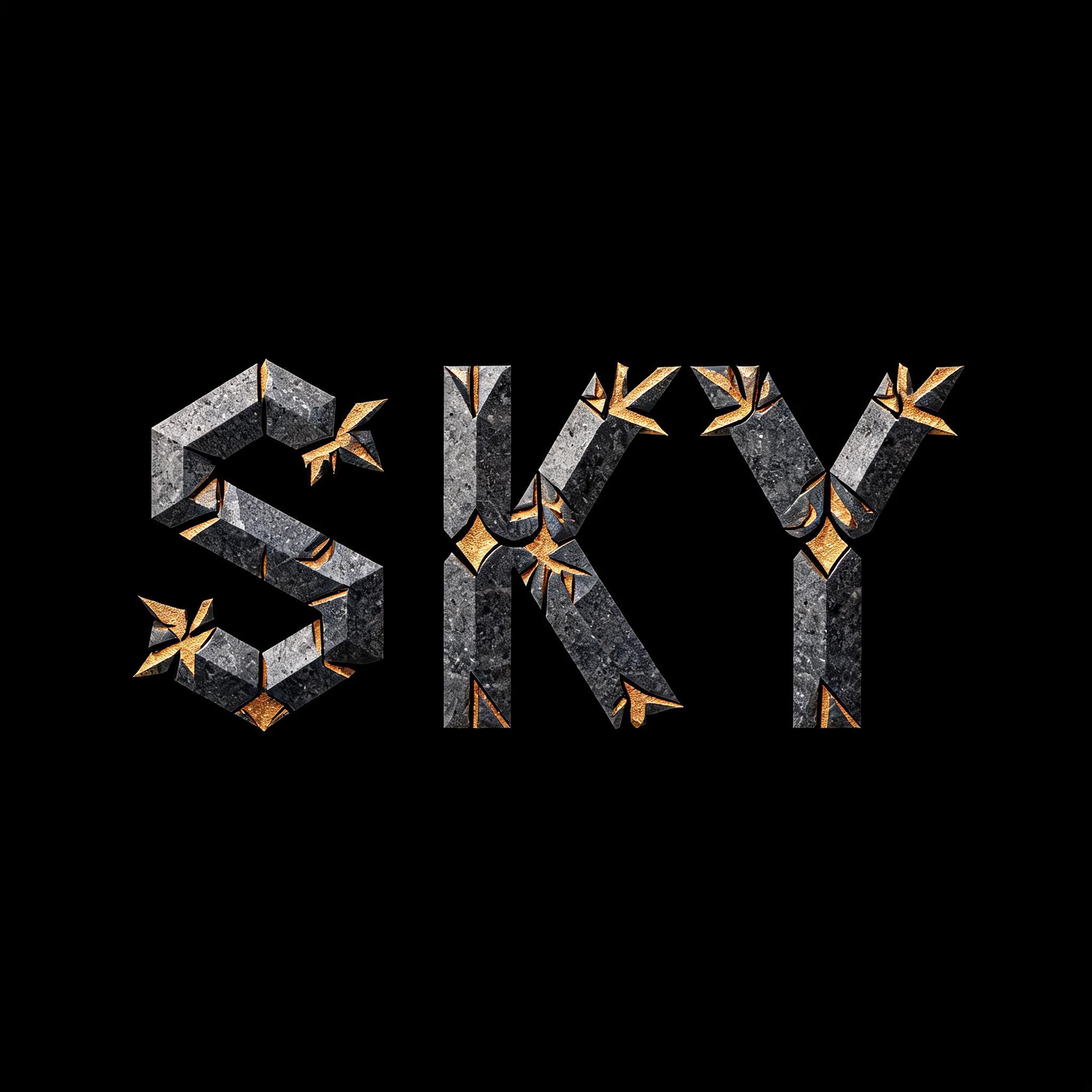 "SKY" — Viking Runic | AI Text Effect Generator