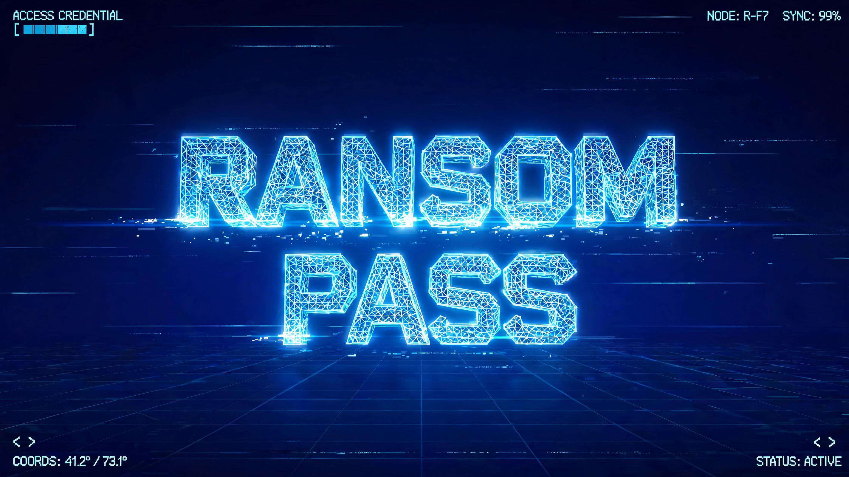 "RANSOM PASS
" — Futuristic | AI Text Effect Generator