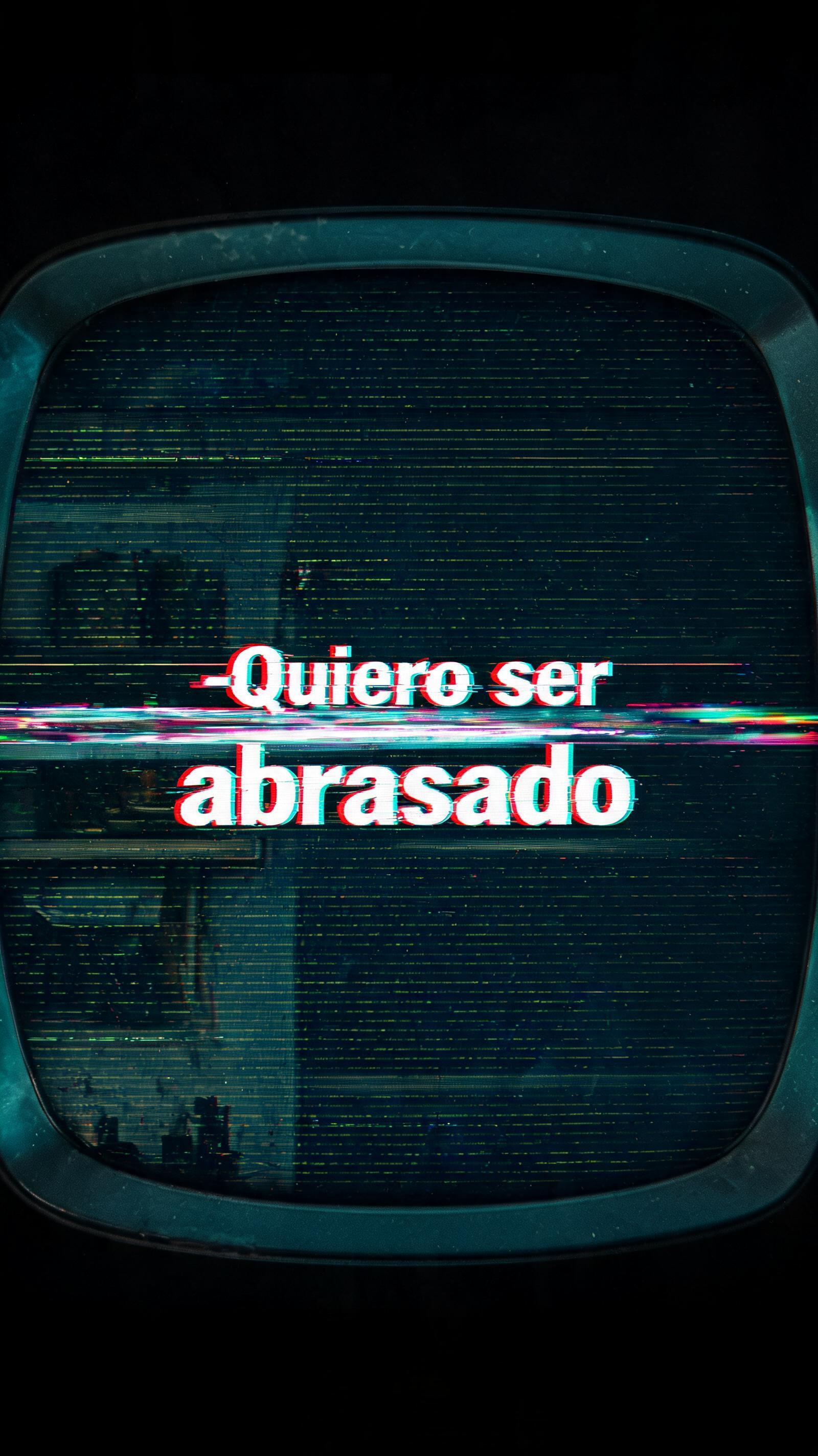"-Quiero ser abrasado" —  | AI Text Effect Generator