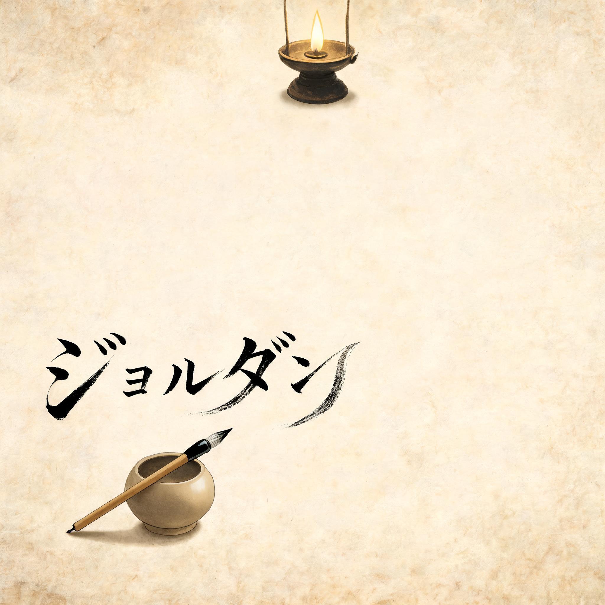 "ジョルダン" — Brush Japanese Ink | AI Text Effect Generator