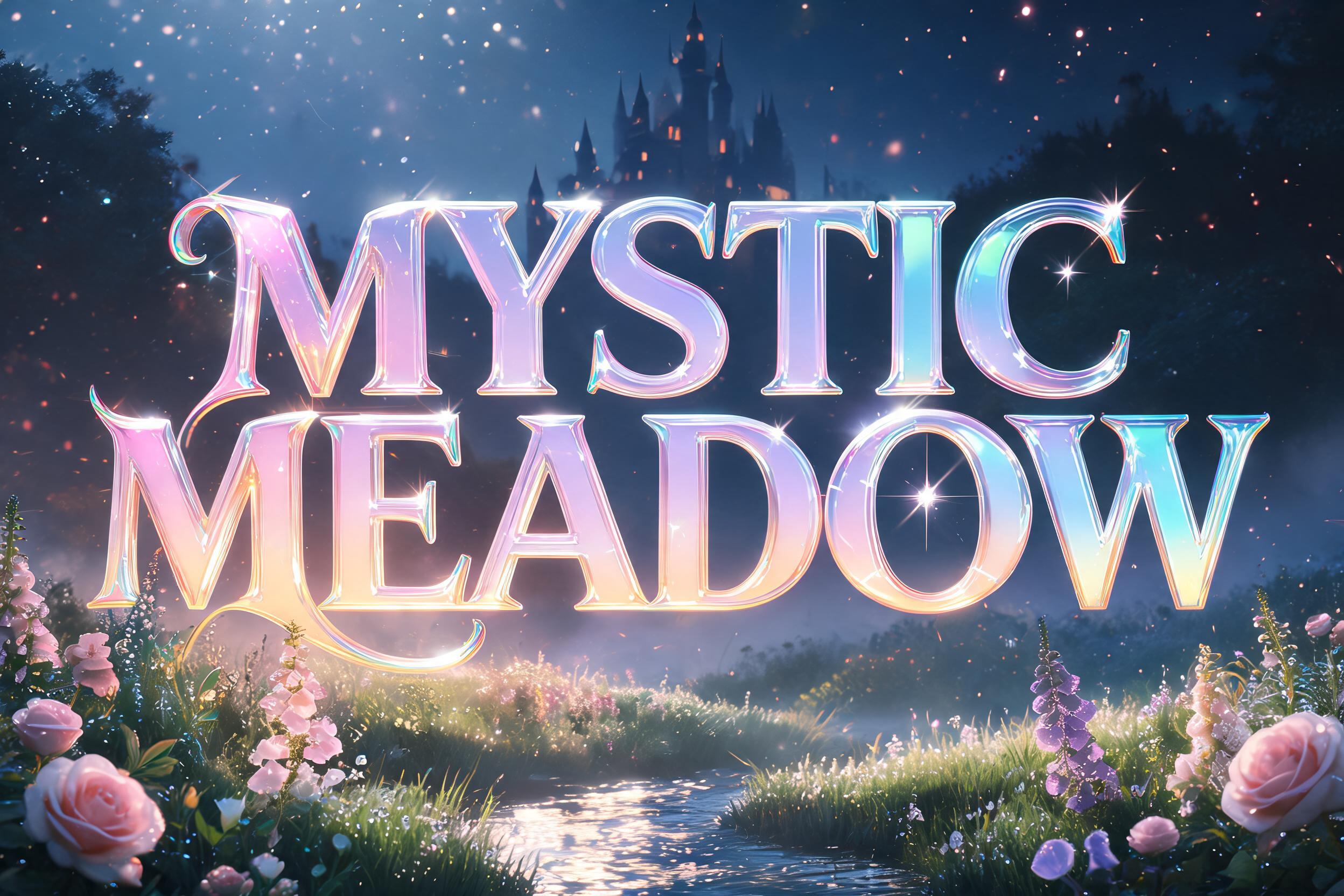 "Mystic Meadow" — Fairy Tale | AI Text Effect Generator