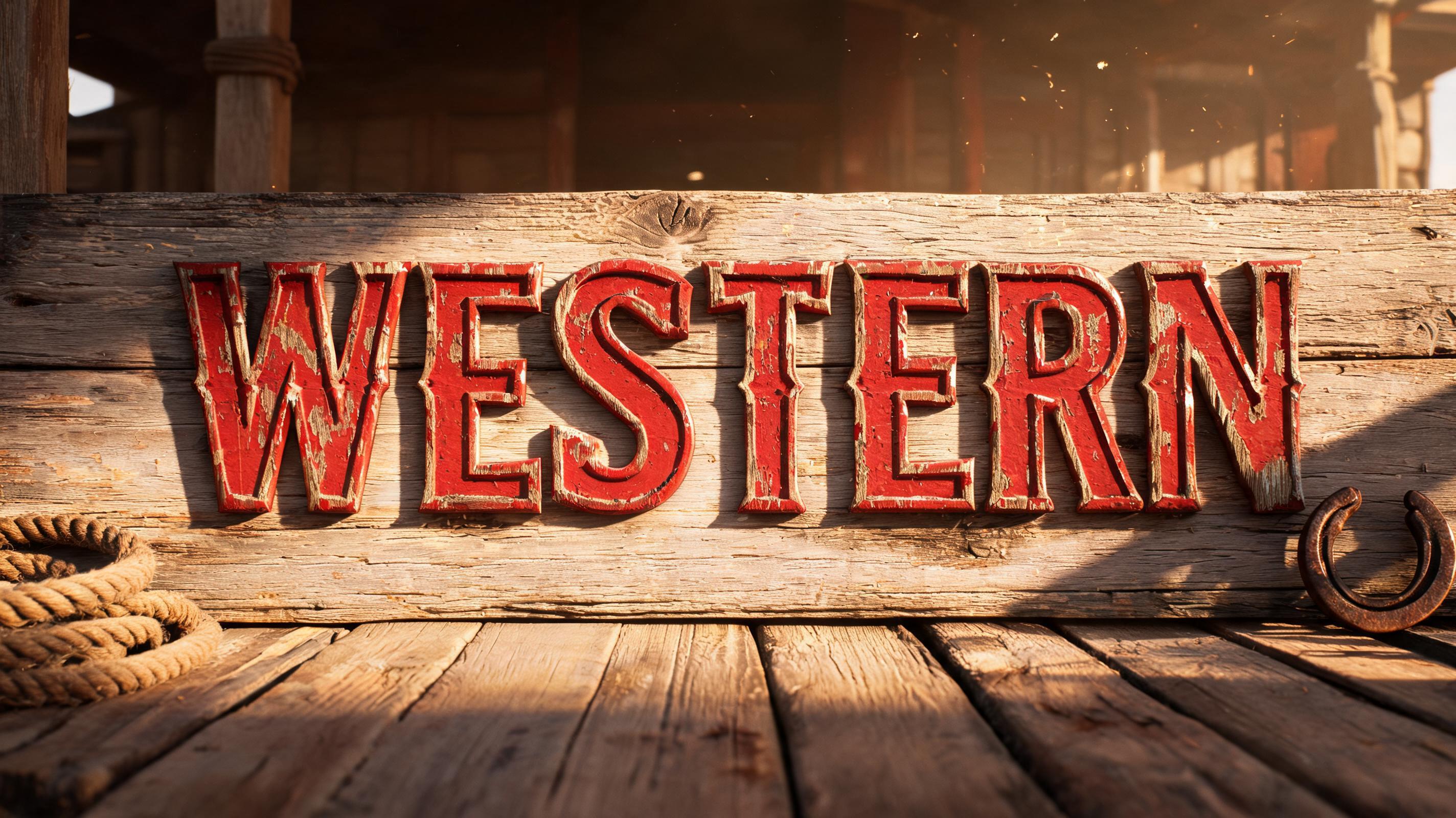 "WESTERN" — Western | AI Text Effect Generator