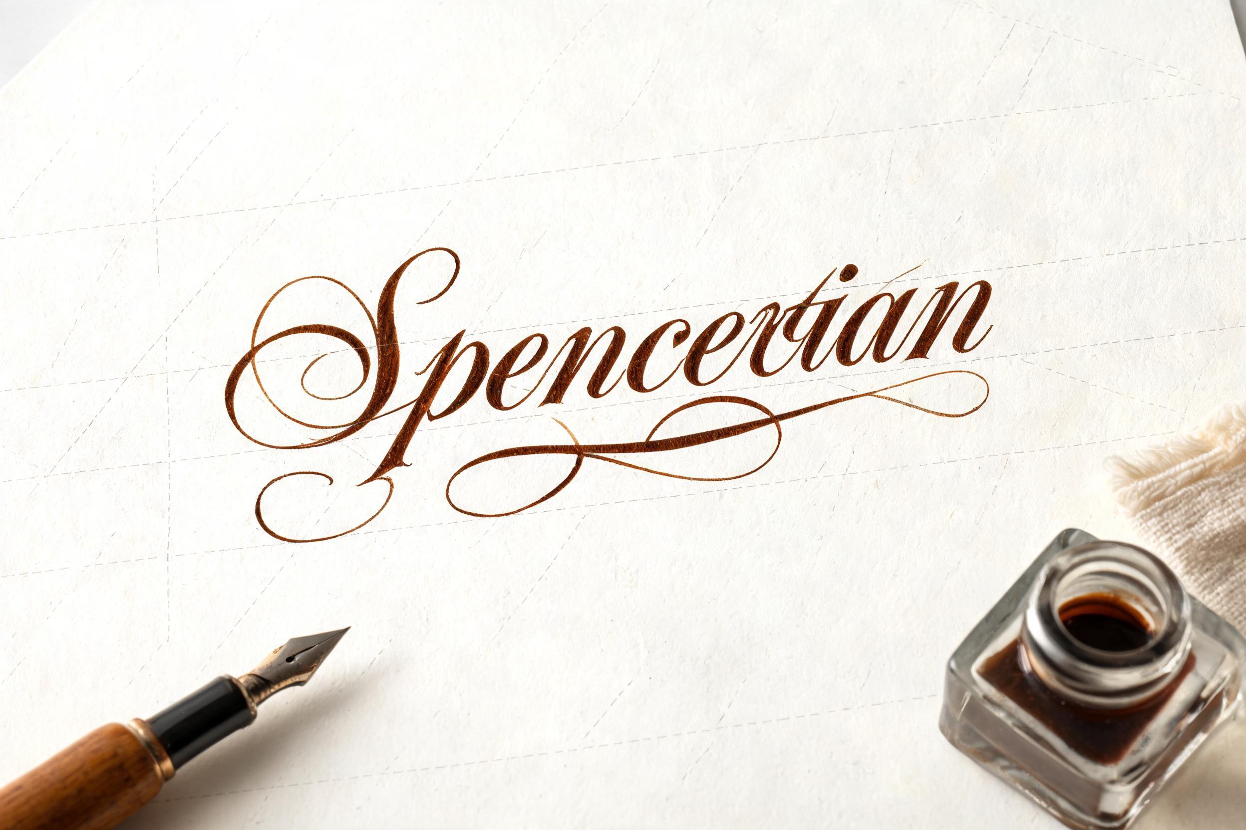 "Spencerian" — Cursive Calligraphy text effect