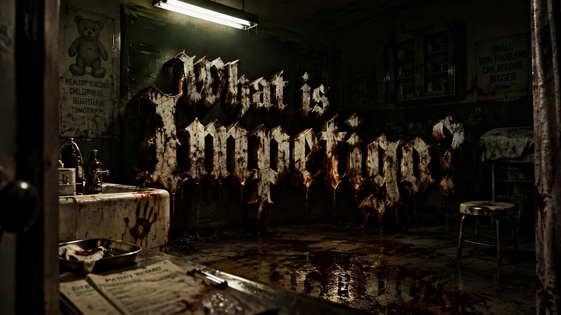 "What is Impetigo?" — Cinematic Horror text effect