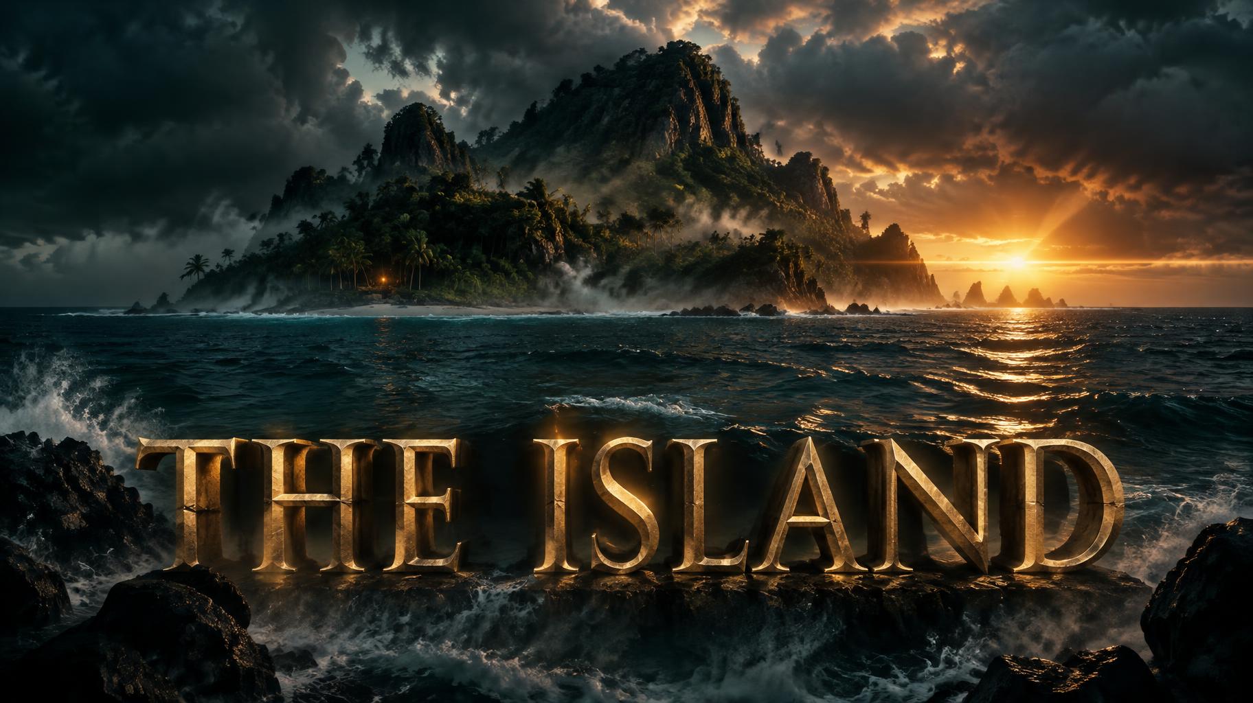 "THE ISLAND" — Cinematic | AI Text Effect Generator