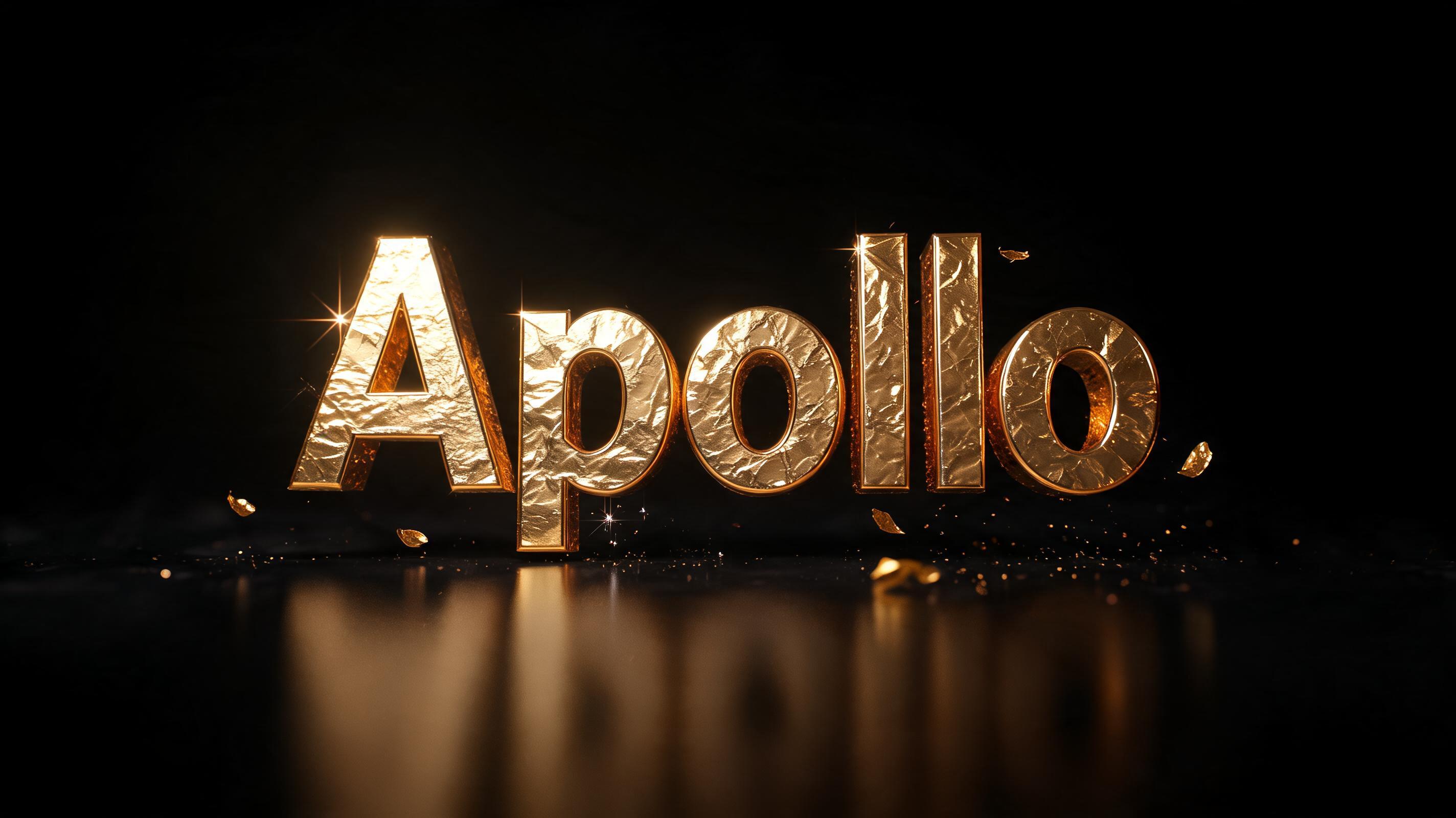 "Apollo 
" — Luxury Gold | AI Text Effect Generator