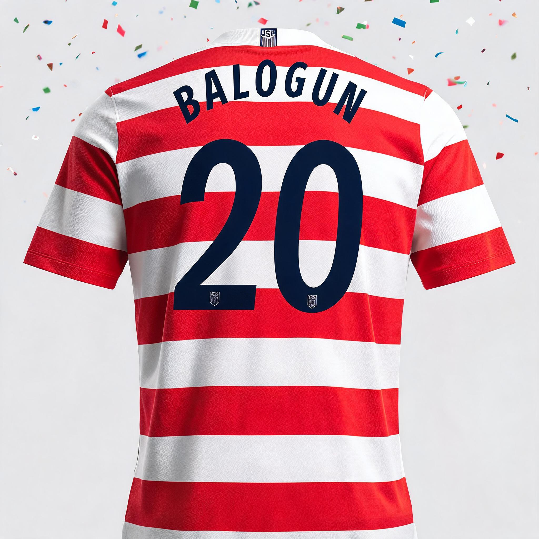 "Balogun
20" — Sports Football | AI Text Effect Generator