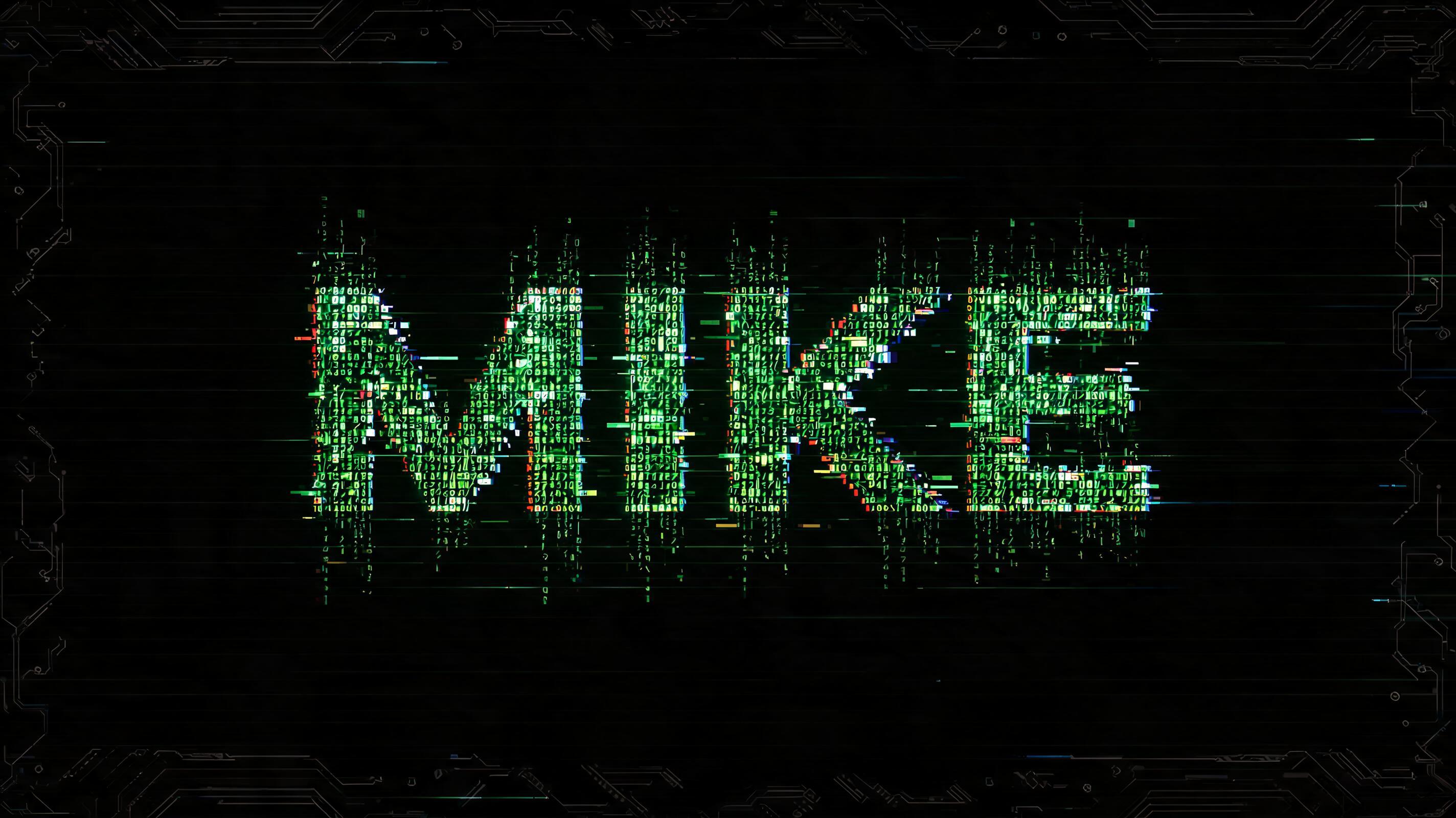 "Mike" — Glitch | AI Text Effect Generator