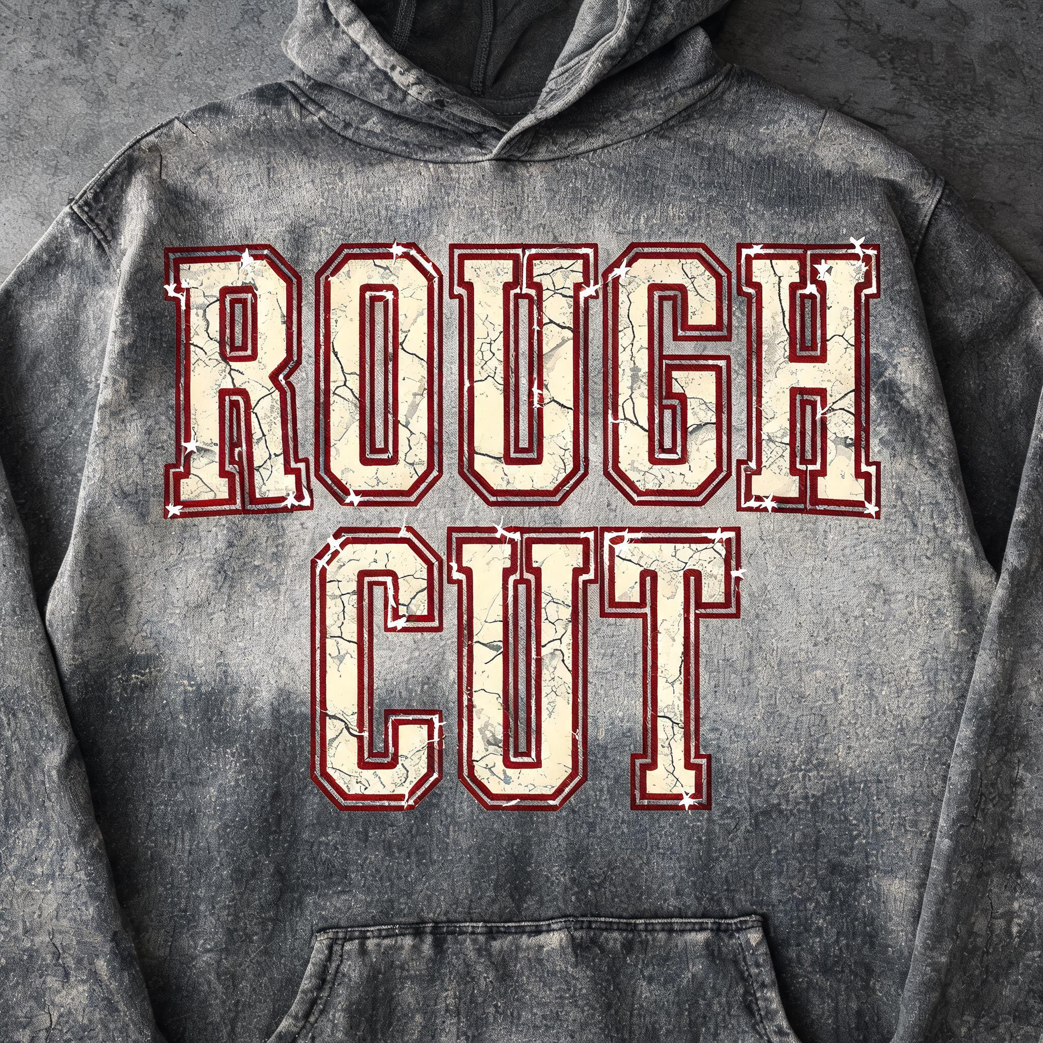 "ROUGH CUT" — Vintage | AI Text Effect Generator