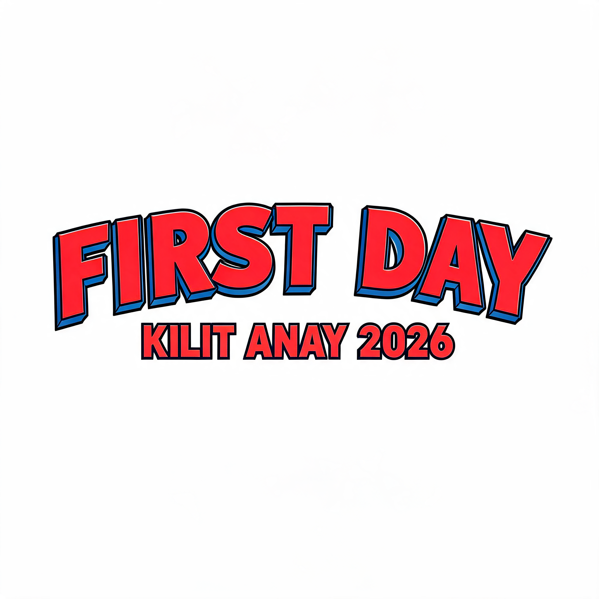 "FIRST DAY
KILIT ANAY 2026" — Spider Hero | AI Text Effect Generator