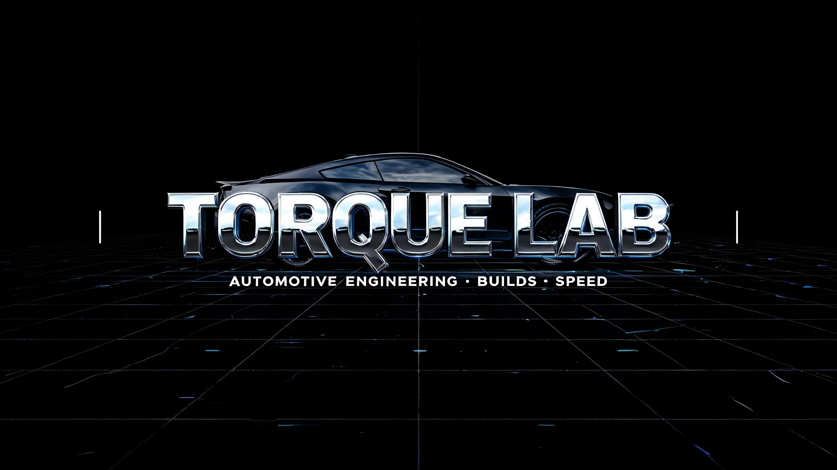 "I need channel art for my car channel Torque Lab in sharp silver chrome" — Chrome Metal 3d | AI Text Effect Generator
