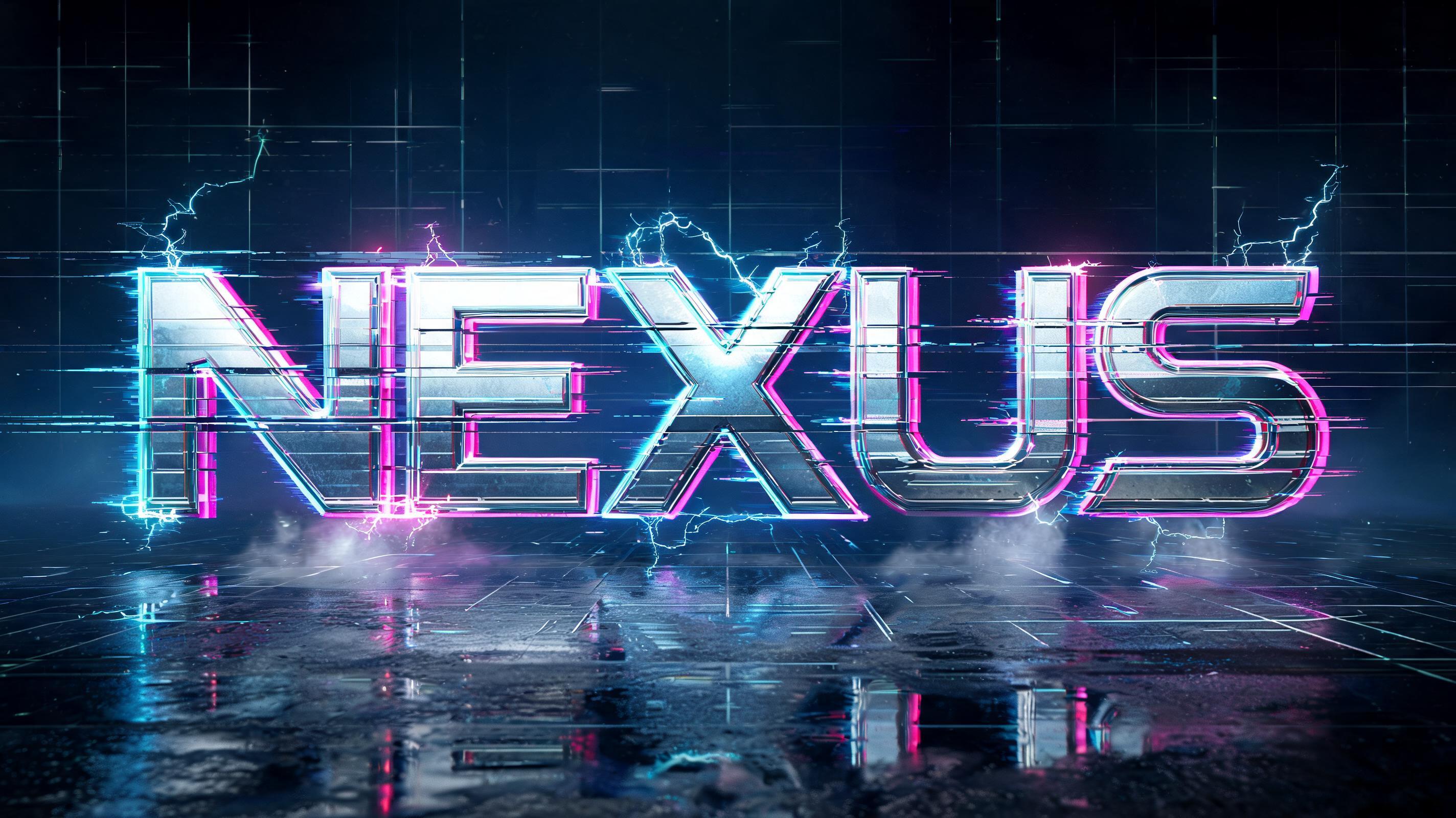 "NEXUS" — Cyberpunk | AI Text Effect Generator